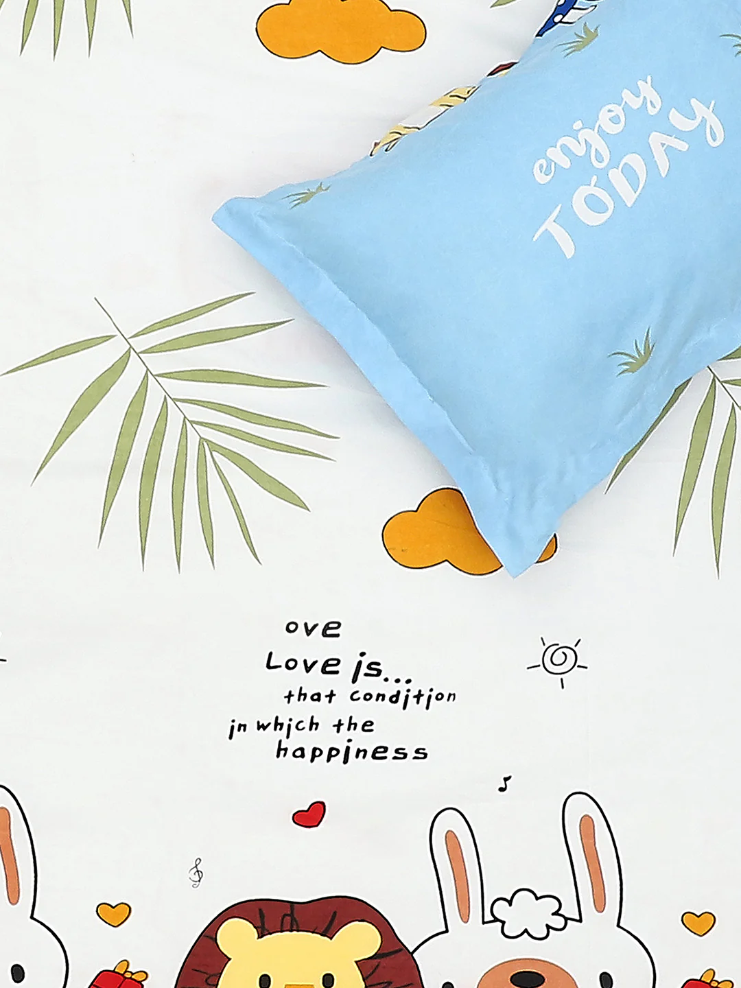 120 GSM Polyester Double Bed Bedsheet with 2 Pillow Covers - Updated - Updated - Updated - Image 6