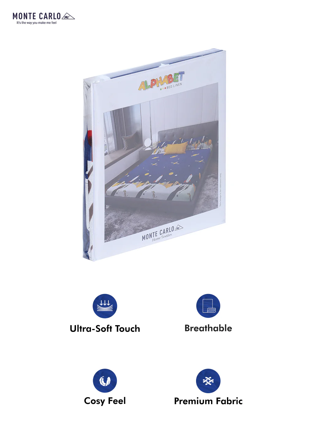 120 GSM Polyester Double Bed Bedsheet with 2 Pillow Covers - Updated - Updated - Image 10