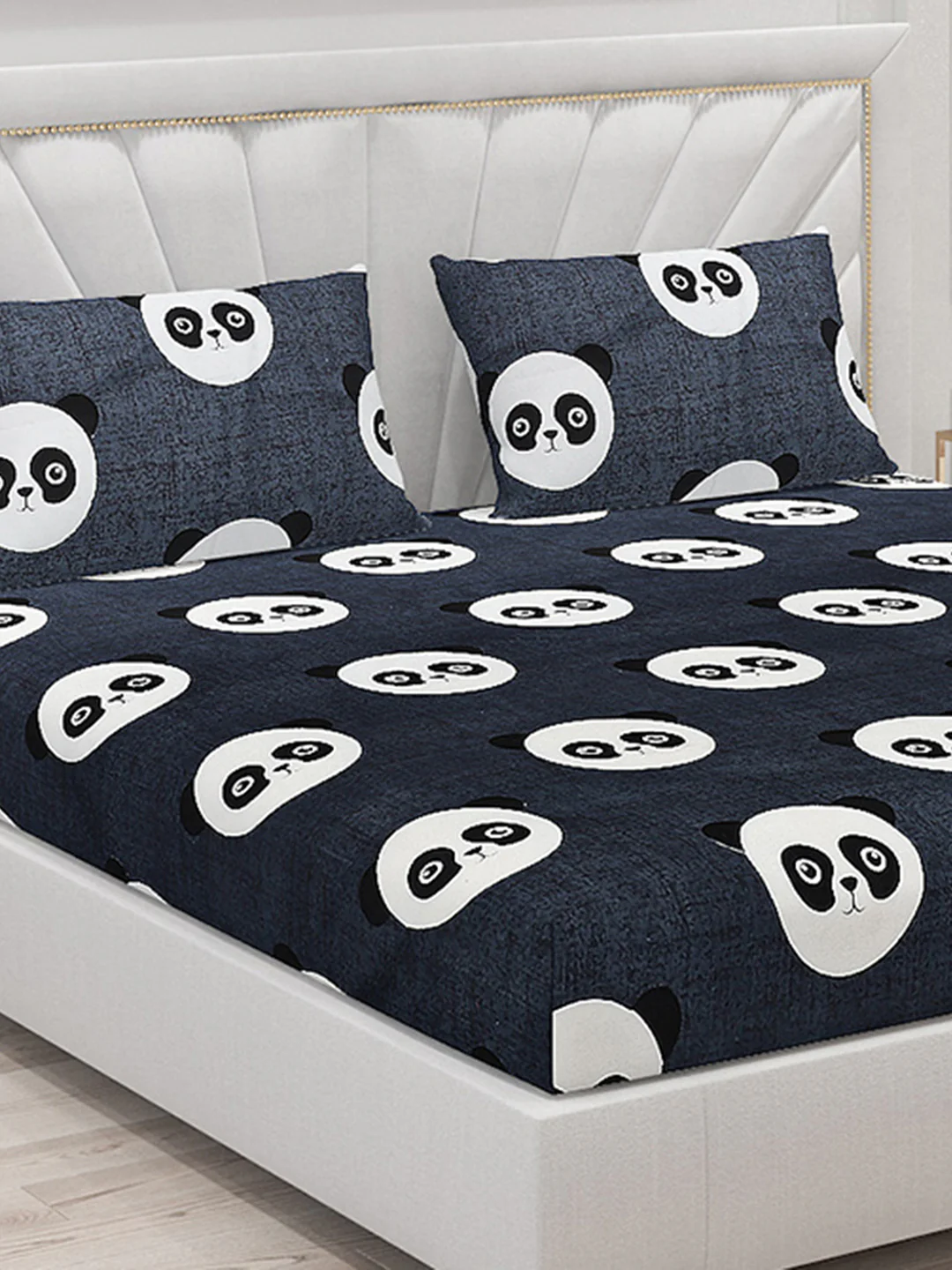 120 GSM Polyester Double Bed Bedsheet with 2 Pillow Covers - Updated - Image 5