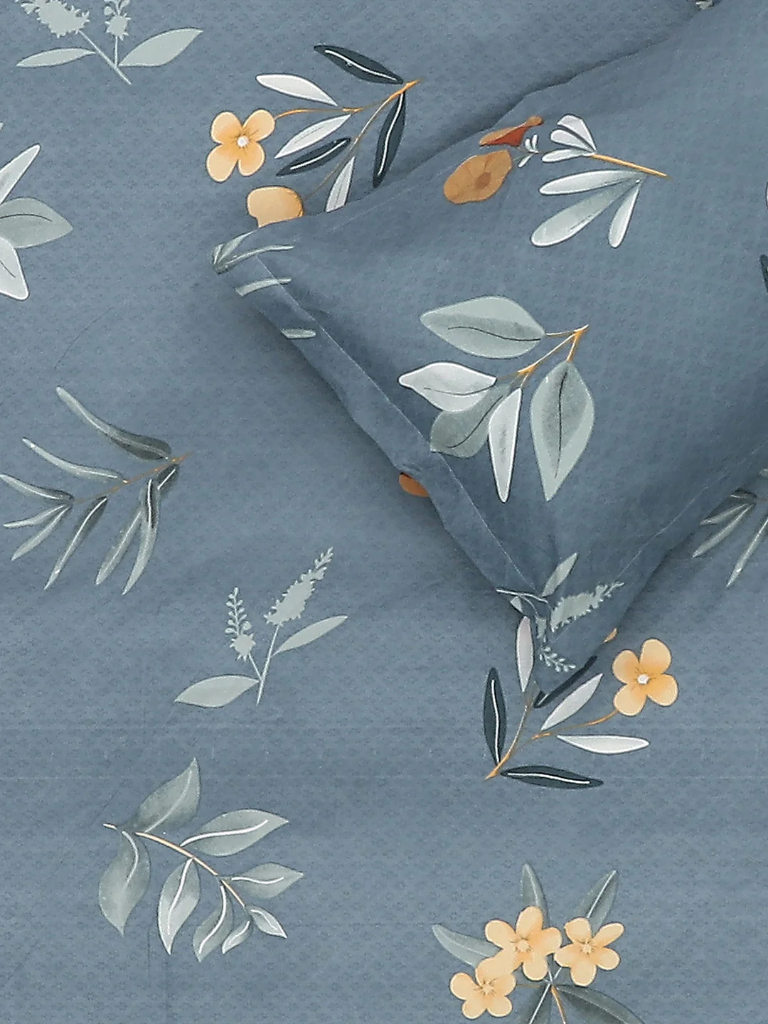 120 GSM Polyester Double Bed Bedsheet with 2 Pillow Covers - Updated - Updated - Image 6