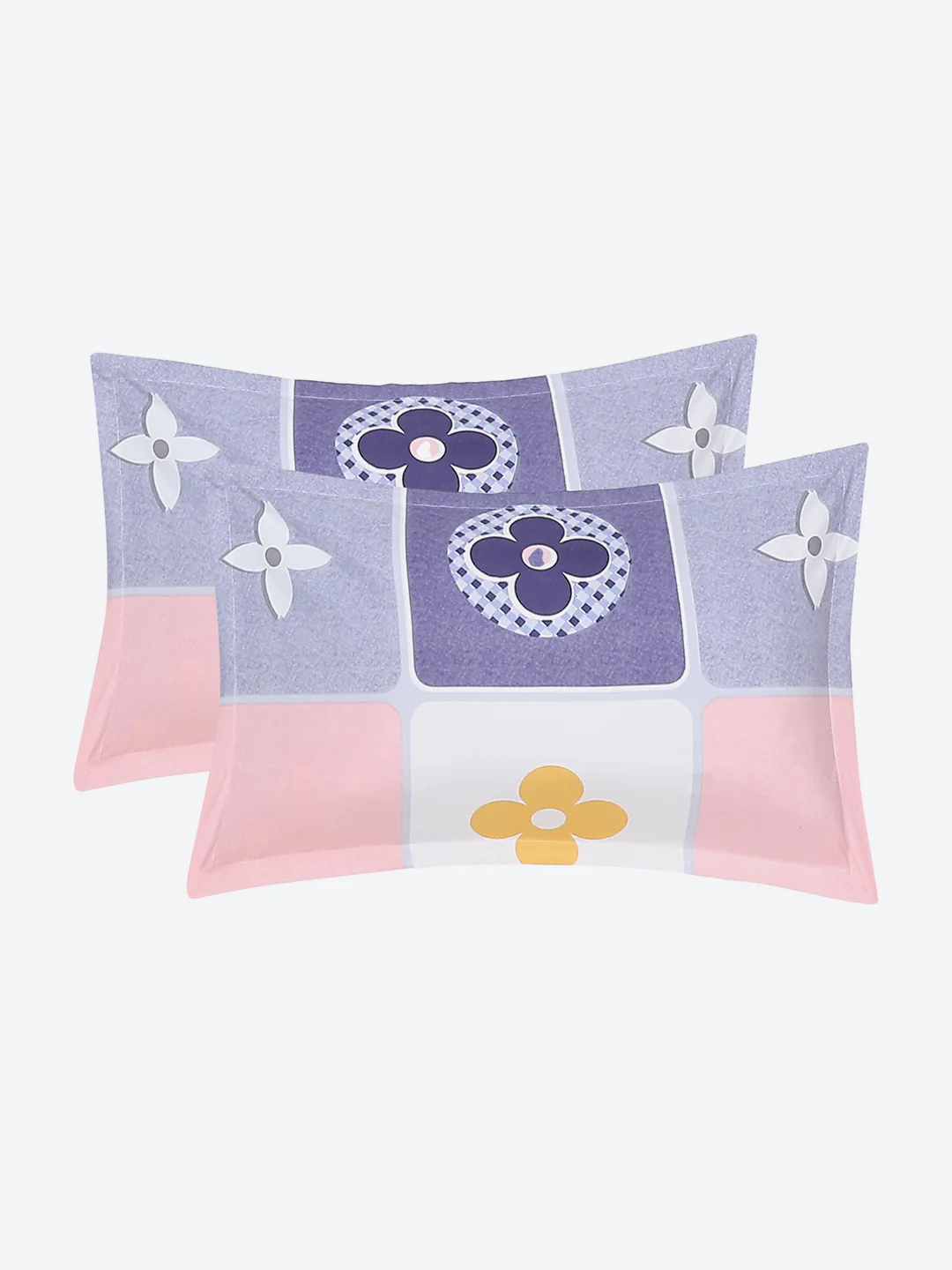 120 GSM Polyester Double Bed Bedsheet with 2 Pillow Covers - Updated - Updated - Image 8