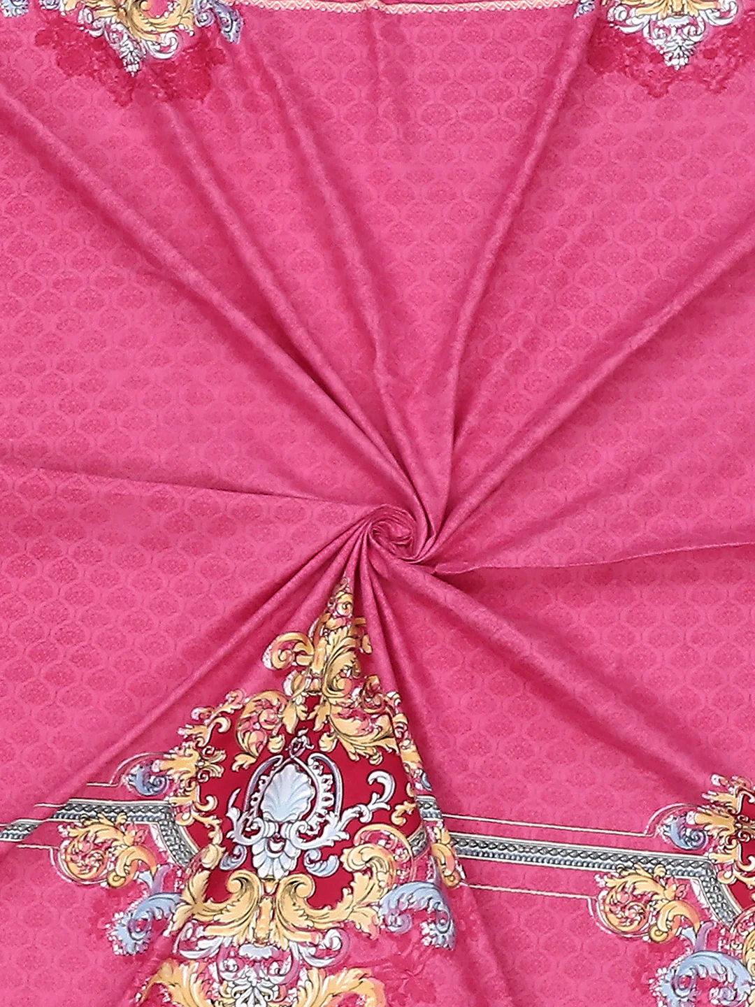 120 GSM Polyester Double Bed Bedsheet with 2 Pillow Covers - Updated - Updated - Image 9