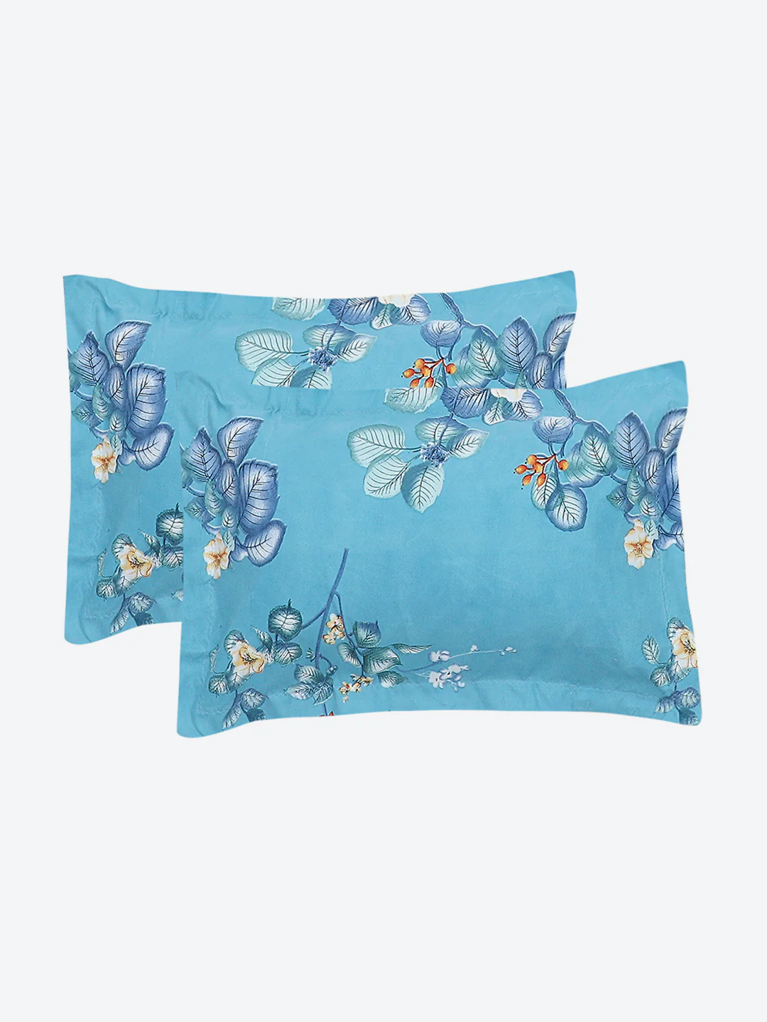 130 GSM Polyester Double Bed Bedsheet with 2 Pillow Covers - Image 8