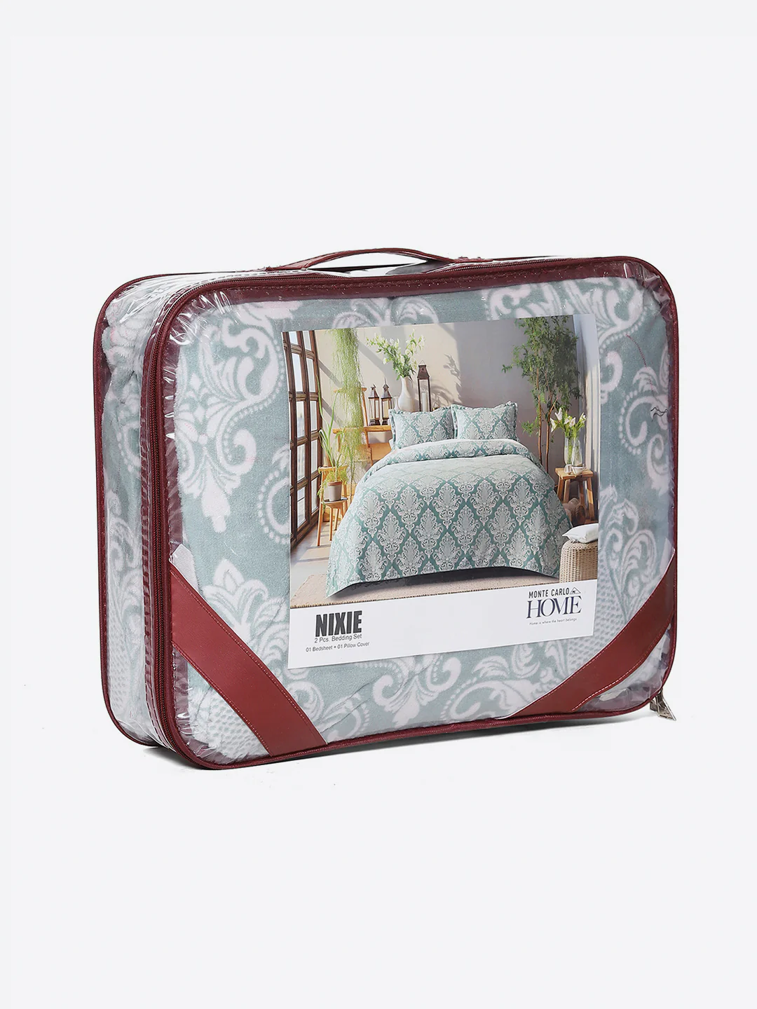 264 GSM 100% Polyester Single Bed 1 Bedsheet with 1 Pillow Cover (Nixie Piece) - Image 9