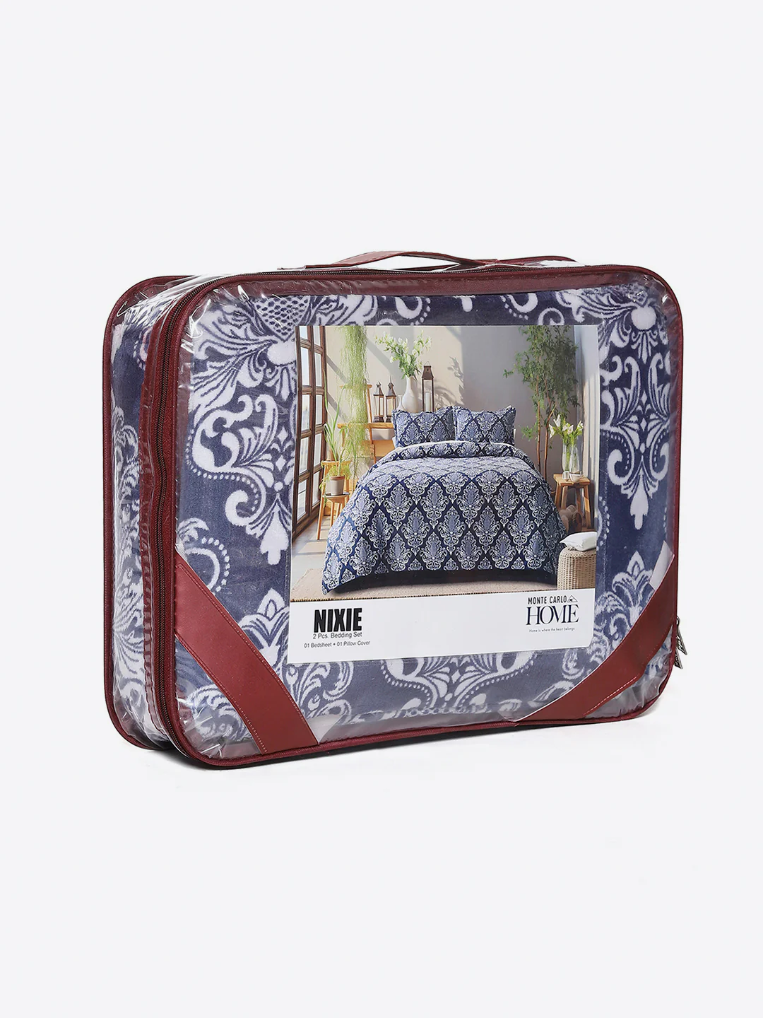 264 GSM 100% Polyester Single Bed 1 Bedsheet with 1 Pillow Cover (Nixie Piece) - Image 9