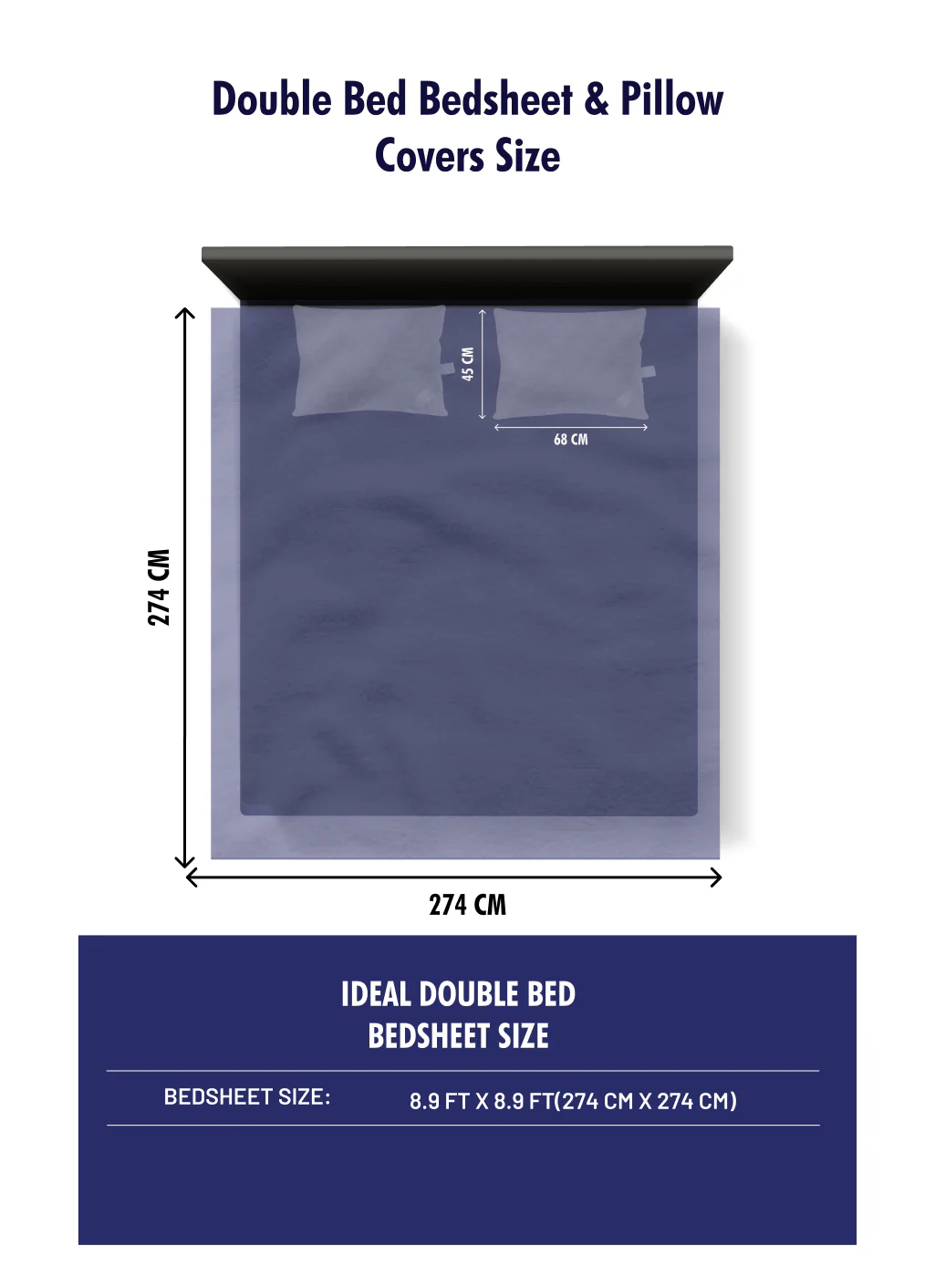 400 TC Cotton Double Bedsheet with 2 Pillow Covers - Image 10