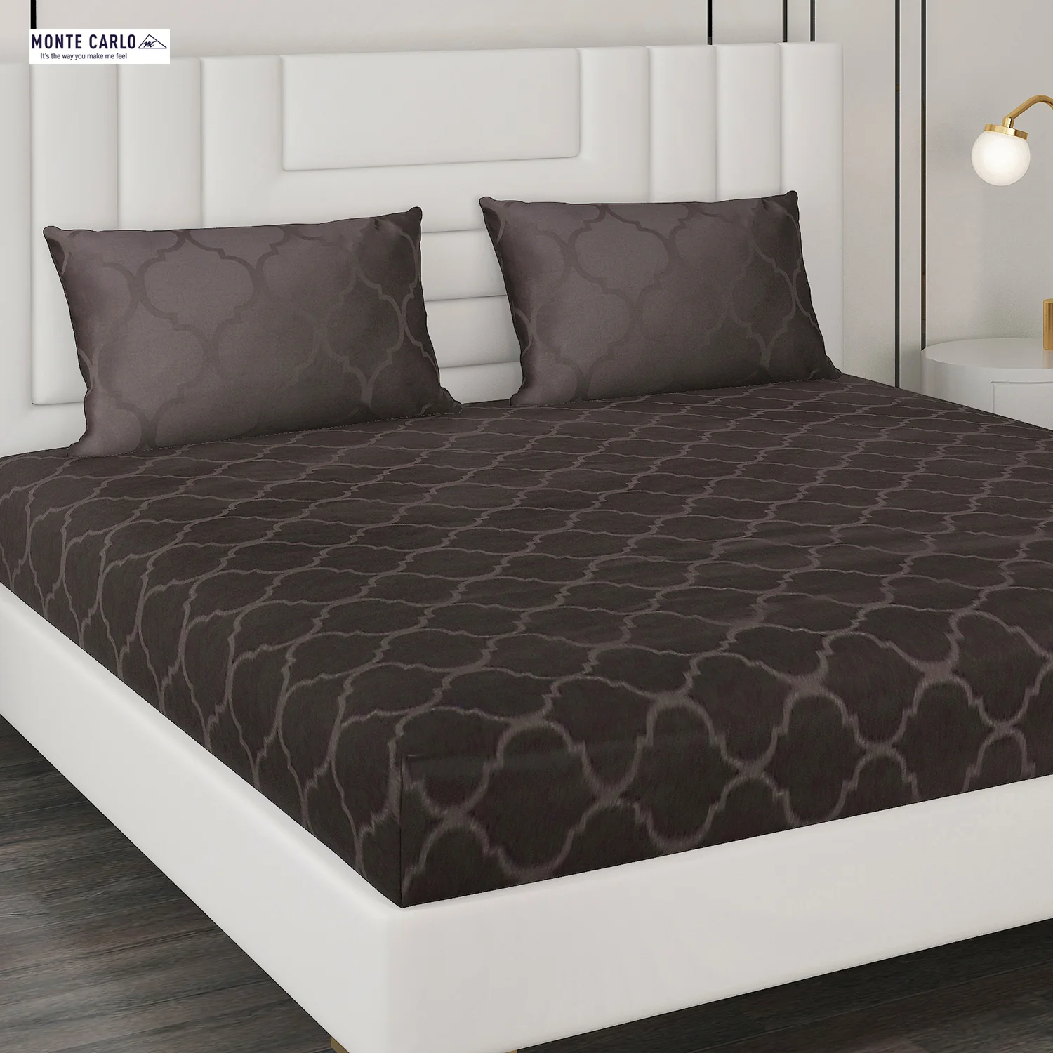 400 TC Cotton Double Bedsheet with 2 Pillow Covers