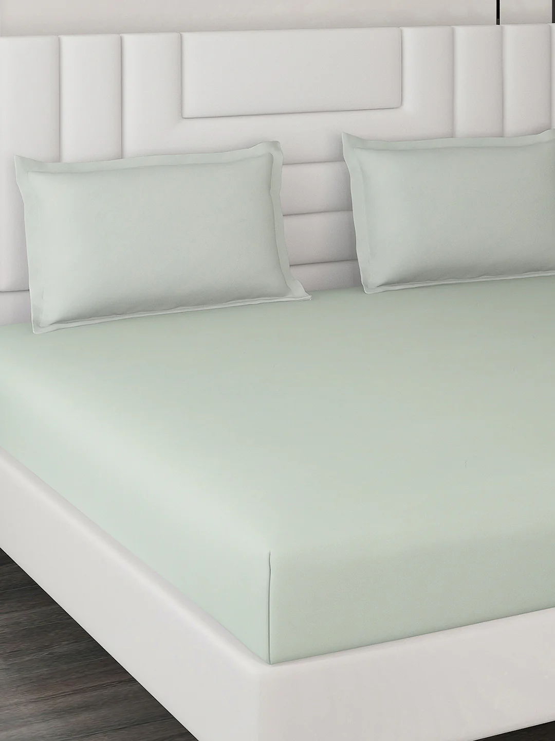 400 TC Cotton Double Bedsheet with 2 Pillow Covers