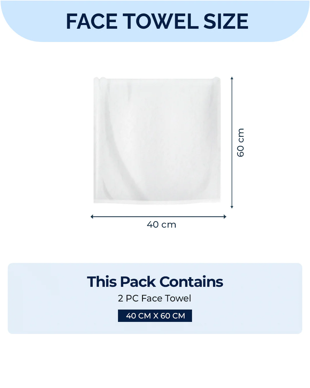 Aqua Blue Cotton Solid 350 GSM Hand Towel (Pack of 2) - Image 6
