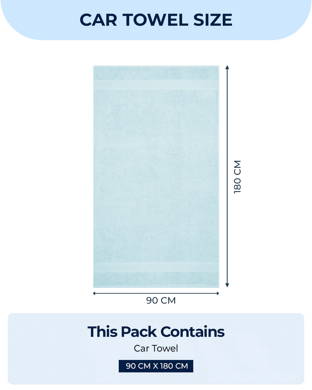 Cream Cotton Solid 350 GSM Car Towel (Soho) - Image 6