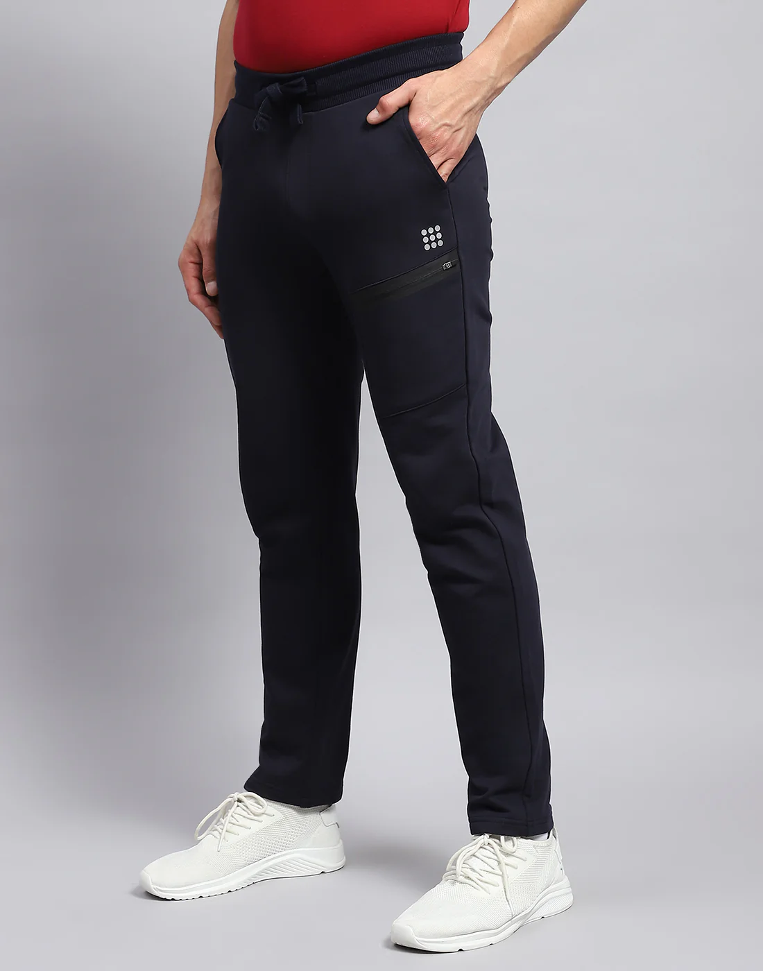 Rock.it Men Navy Blue Solid Smart Fit Jogger