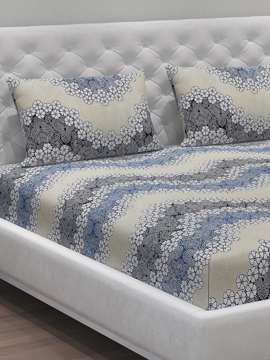 MOCA by Monte Carlo 120 GSM Microfibre Double Bedsheet (2 Pcs Set)