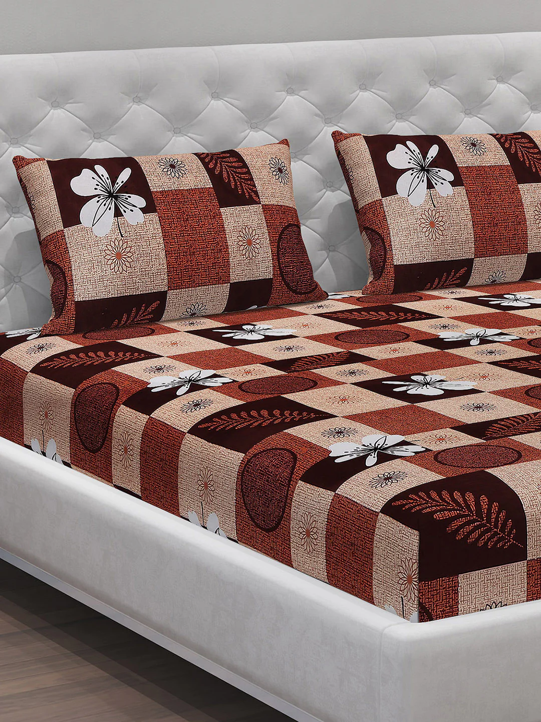 MOCA by Monte Carlo 120 GSM Microfibre Double Bedsheet (2 Pcs Set)