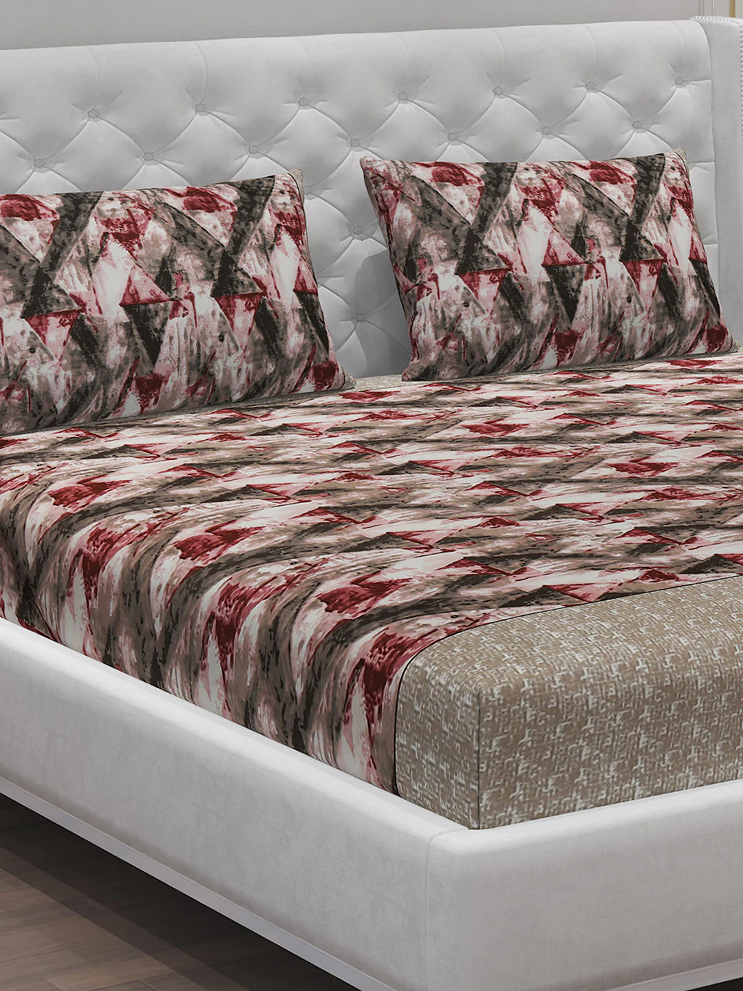 MOCA by Monte Carlo 120 GSM Microfibre Double Bedsheet With 2 Pillow Covers