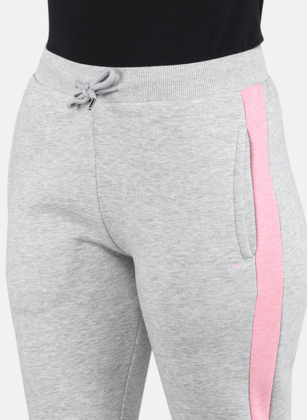 Women Grey Solid Tracksuit - Image 5