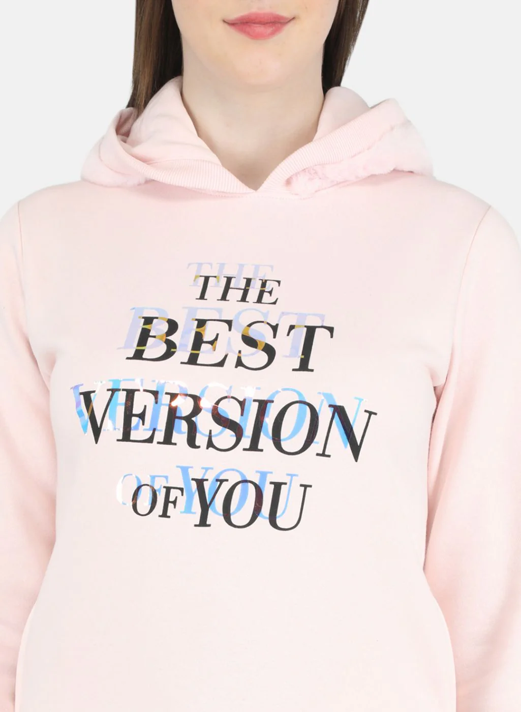 Women Pink Printed Sweatshirt - Image 5