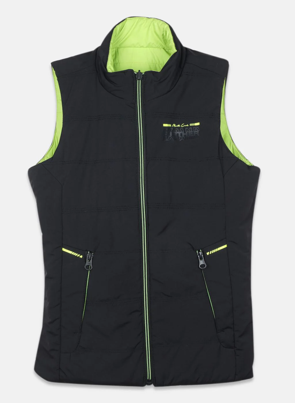 Boys Black Solid Jacket