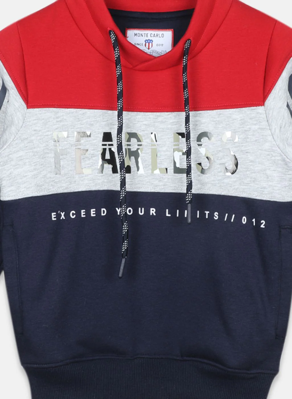 Boys Blue Printed Sweatshirt - Image 3