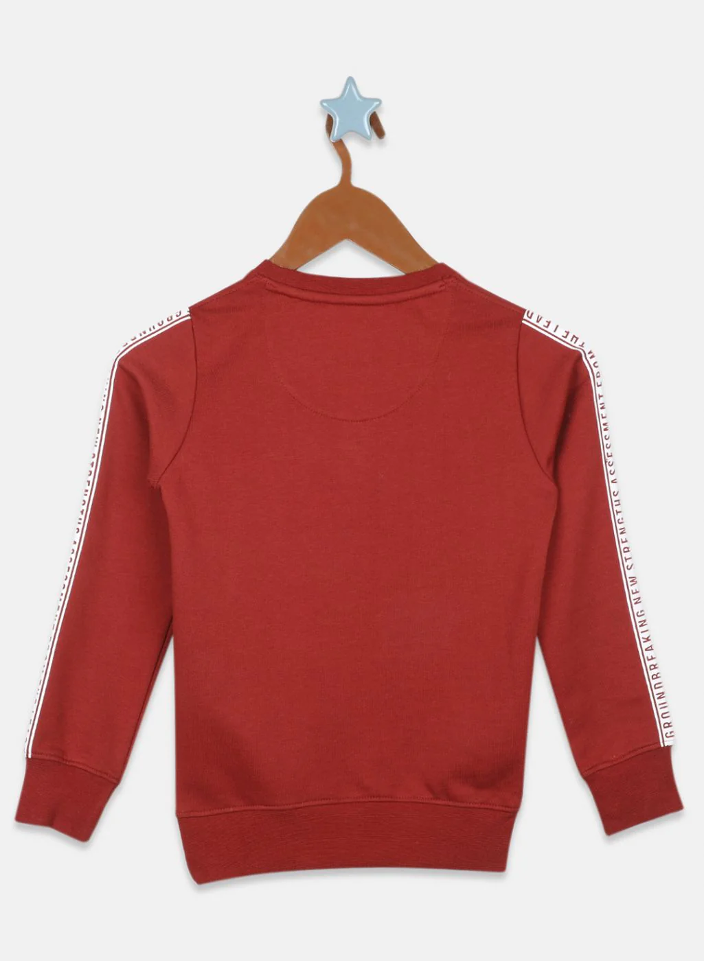 Boys Brown Printed Sweatshirt - Image 2