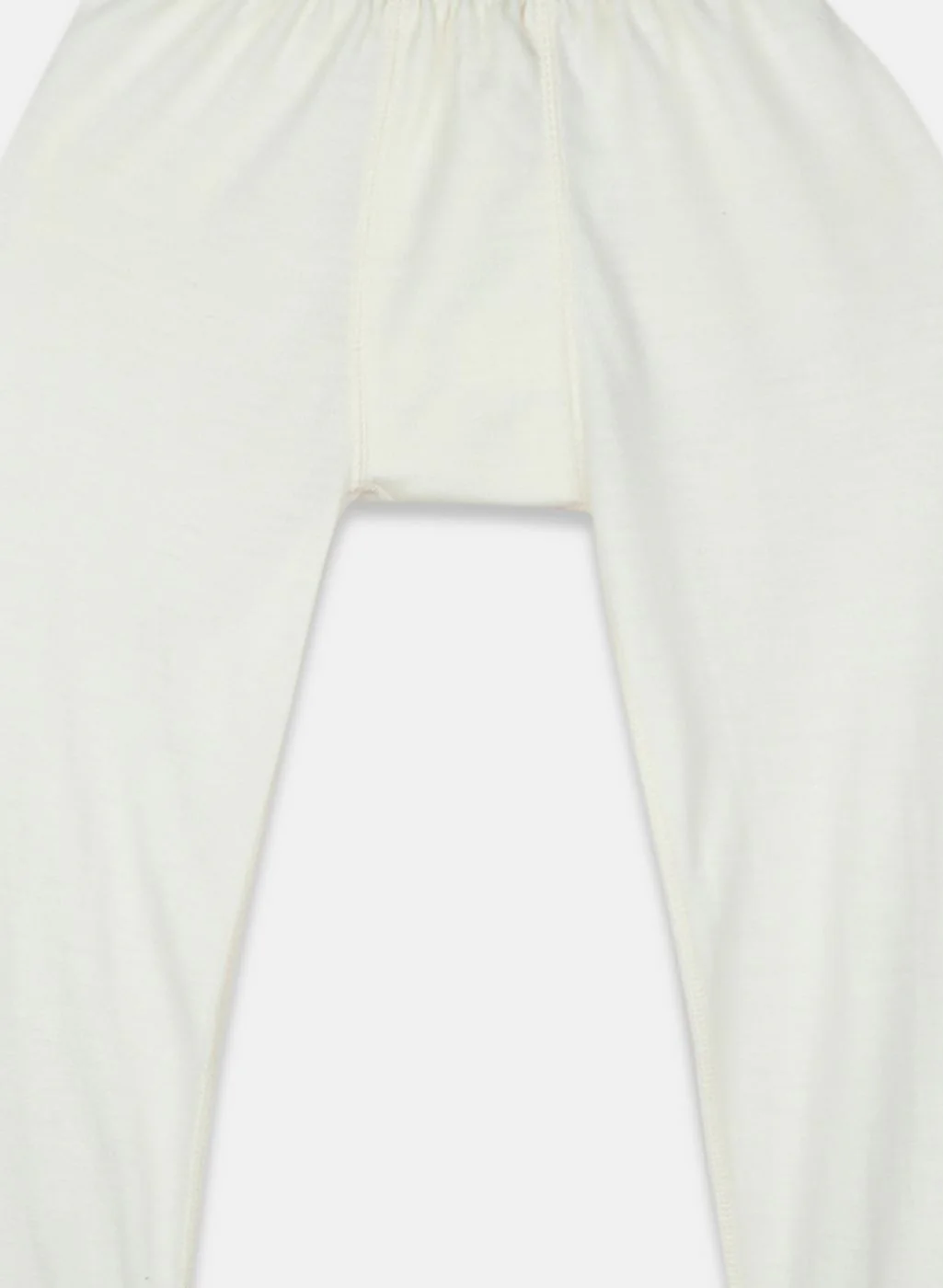 Boys Cream Solid Thermal Lower - Image 3