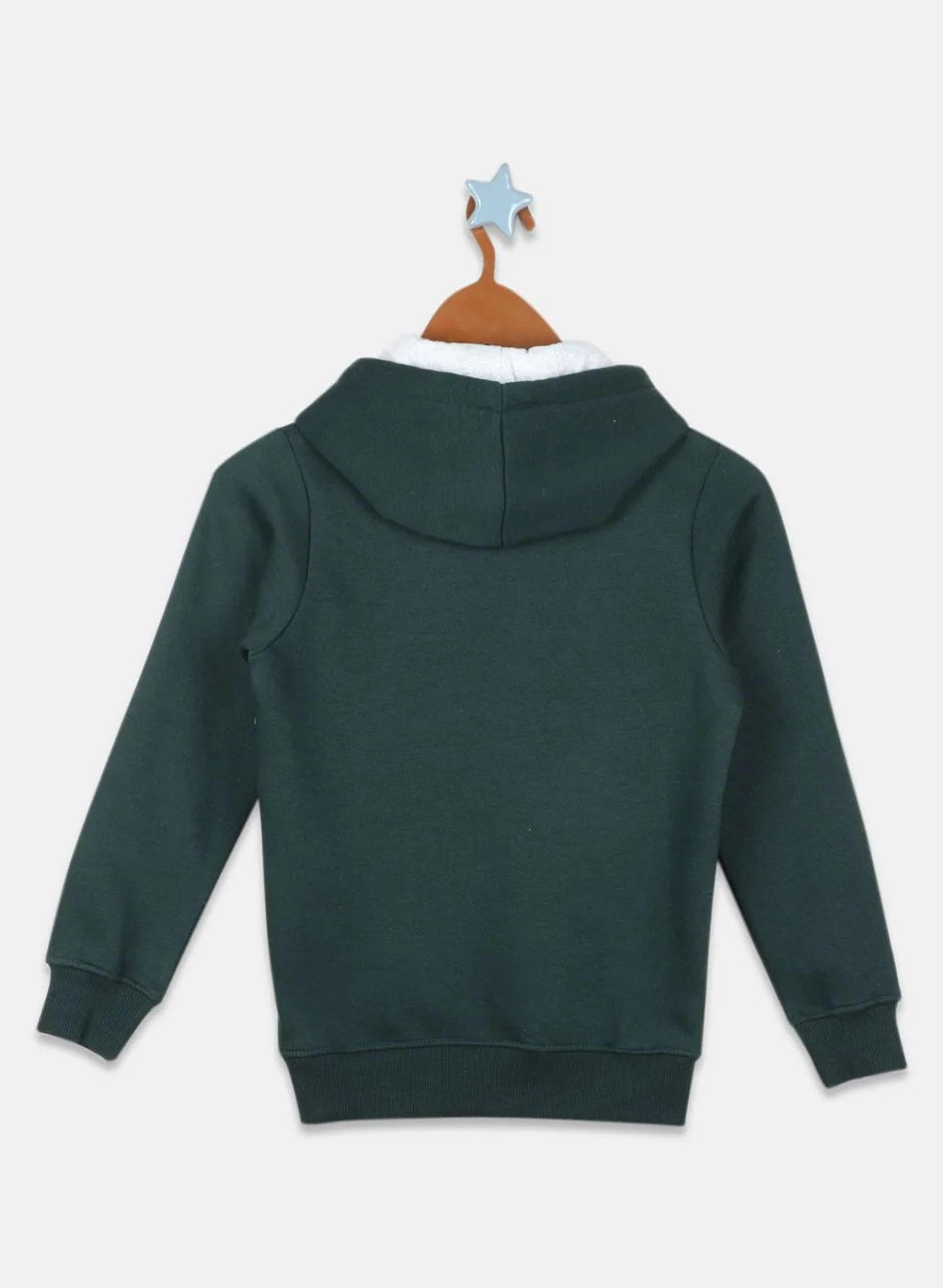 Boys Green Printed Sweatshirt - Image 2