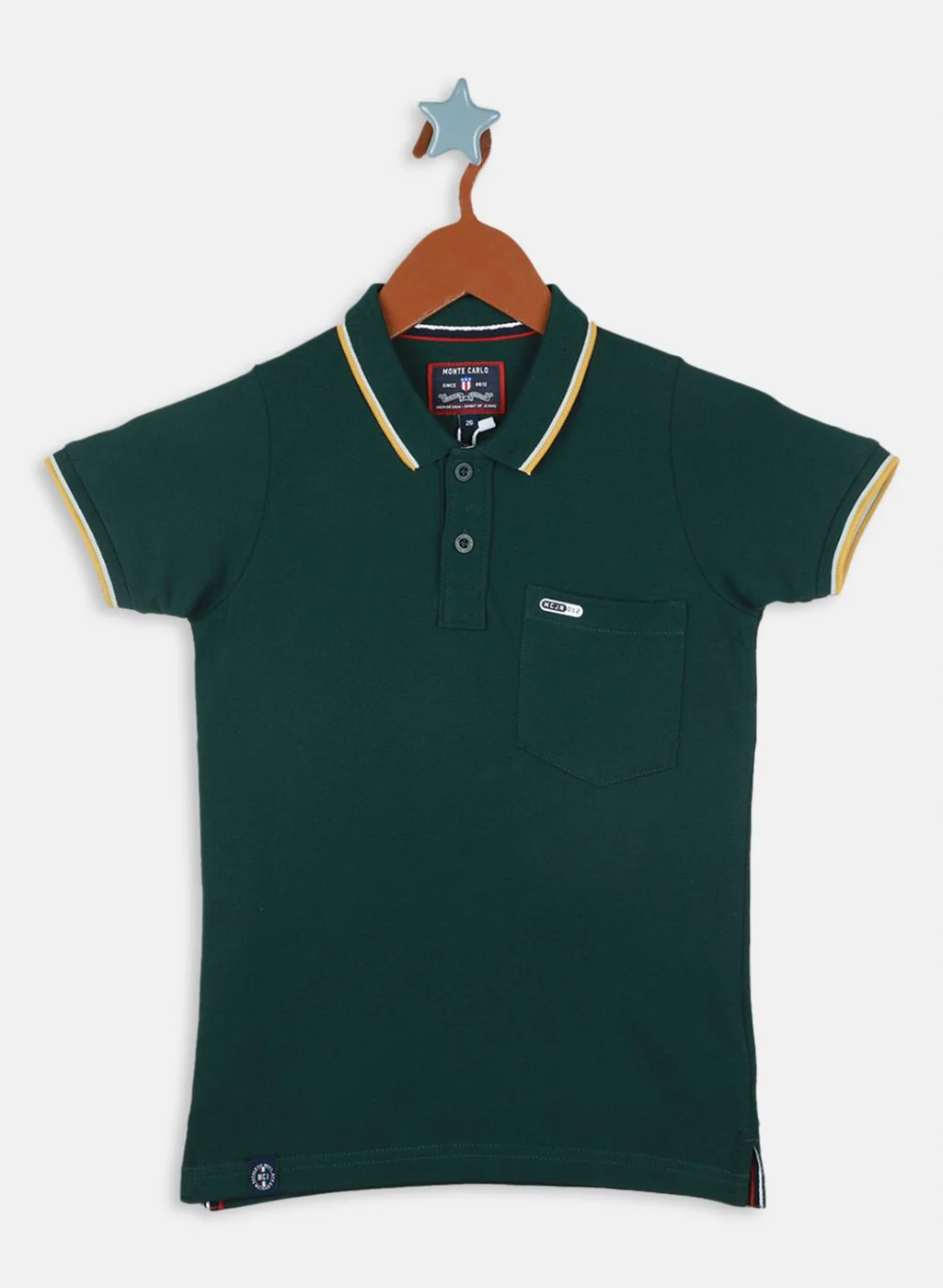 Boys Green Printed T-Shirt
