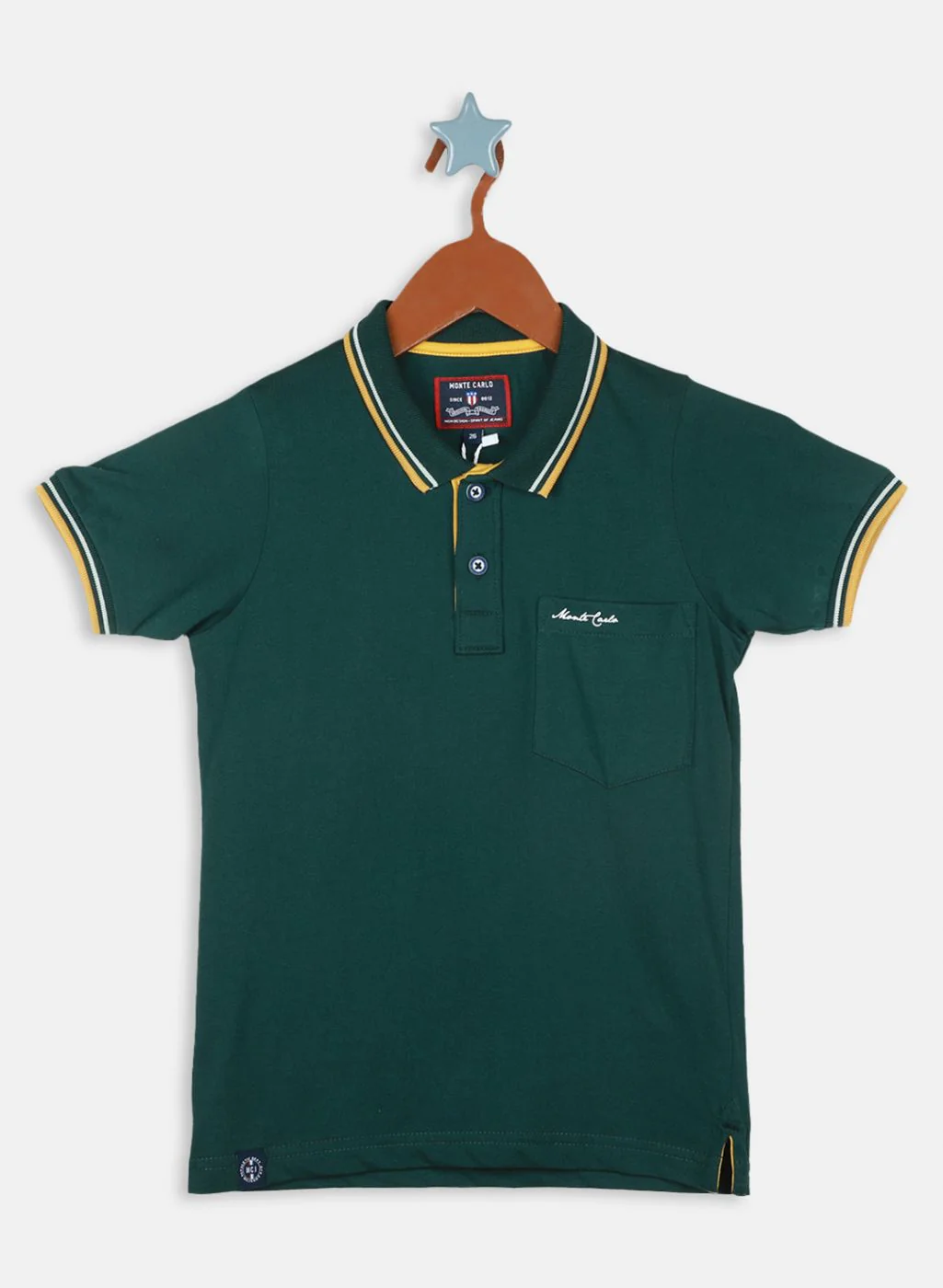 Boys Green Printed T-Shirt