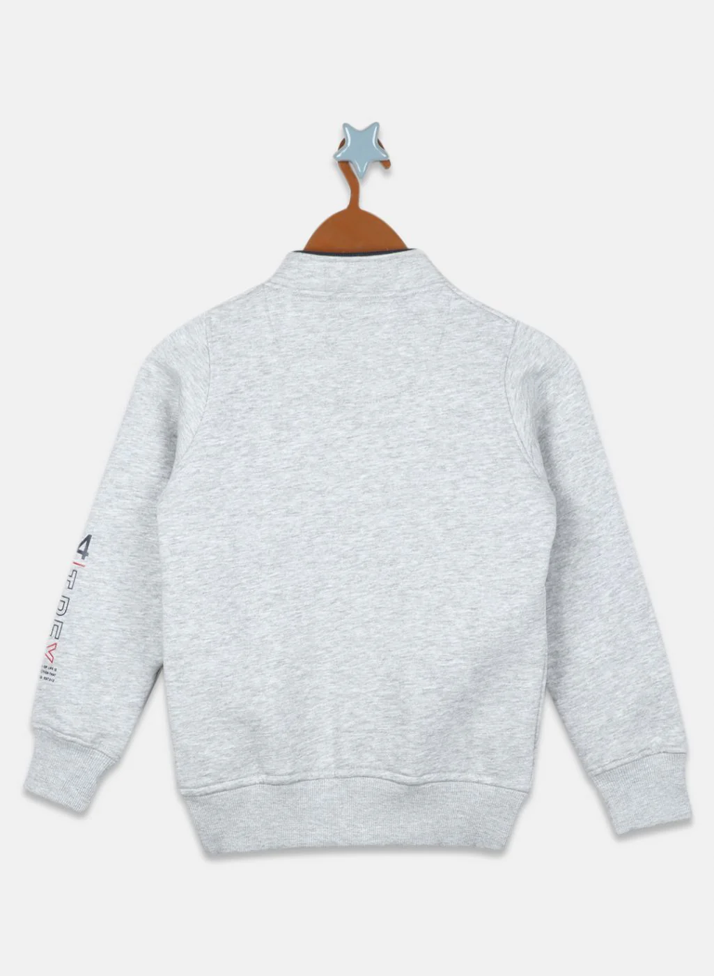 Boys Grey Printed Sweatshirt - Image 2