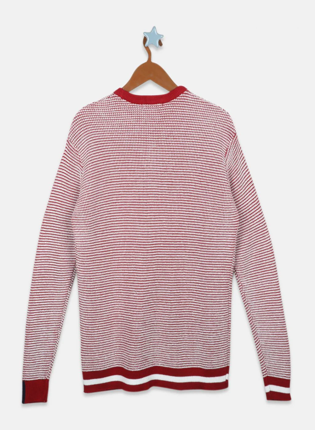 Boys Maroon Printed Pullover - Image 2