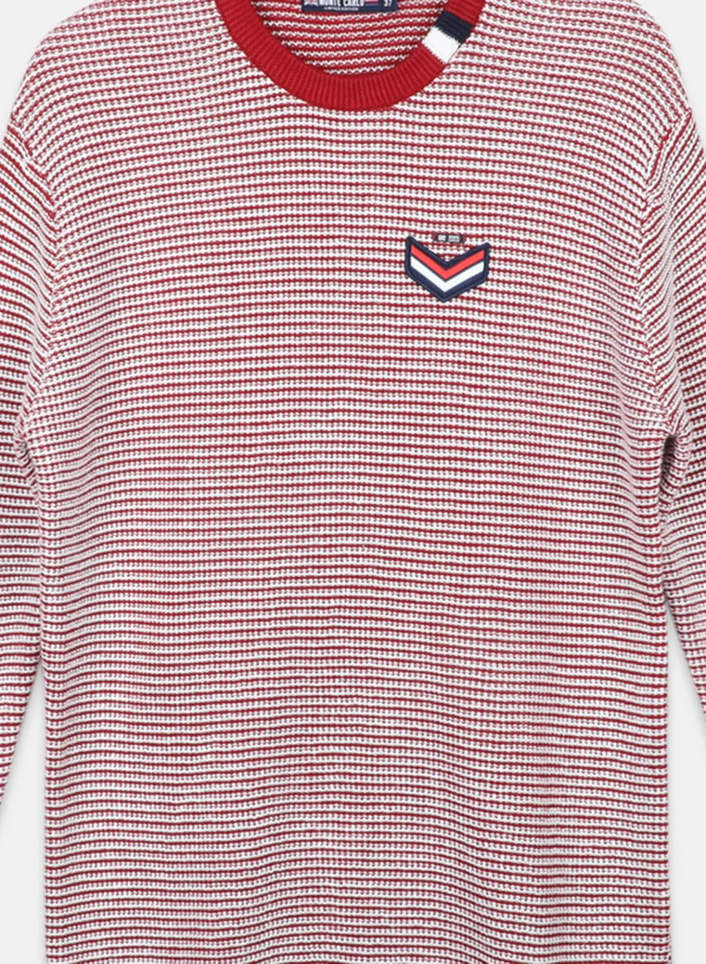 Boys Maroon Printed Pullover - Image 3