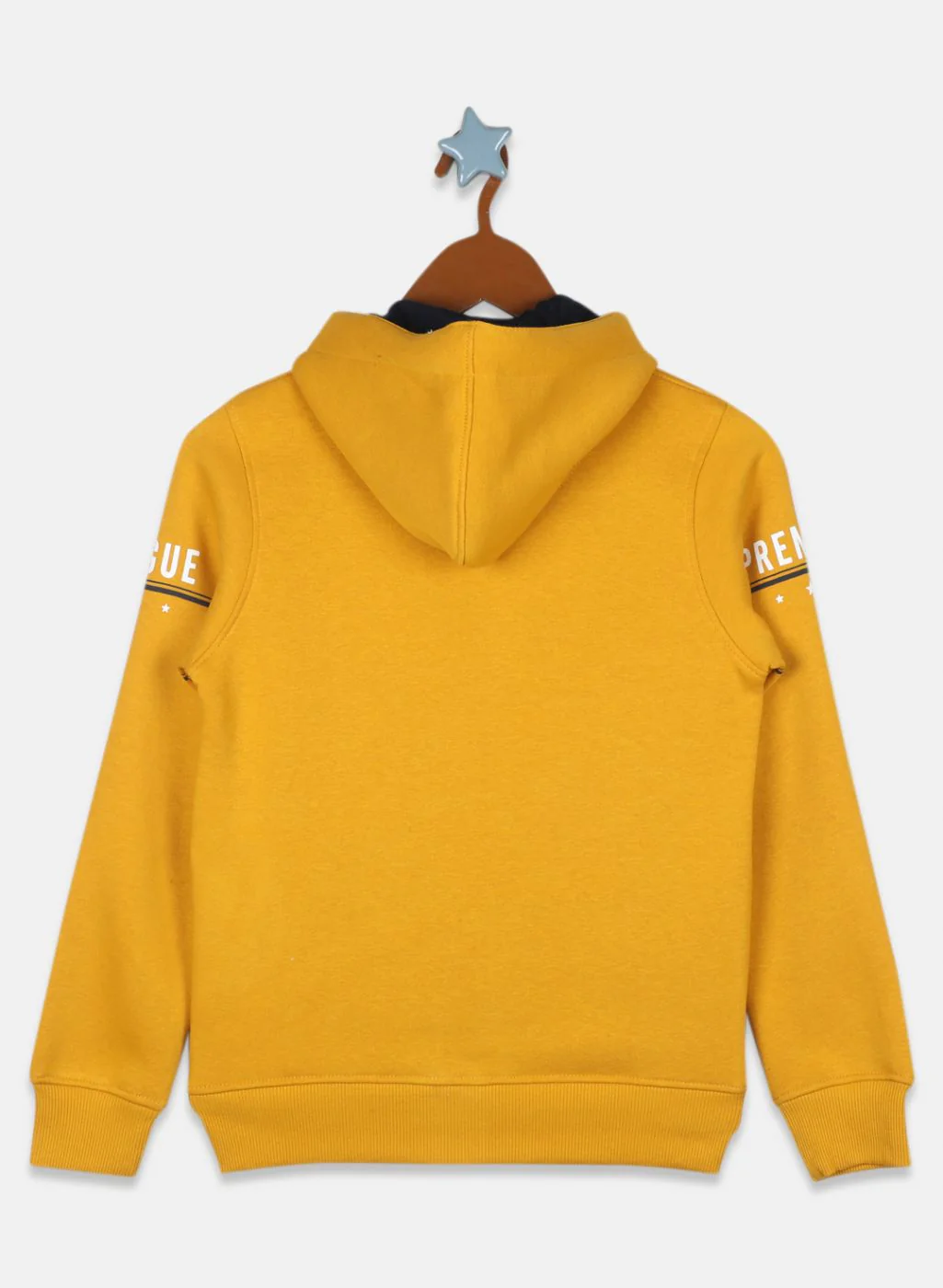 Boys Mustard Printed Sweatshirt - Image 2