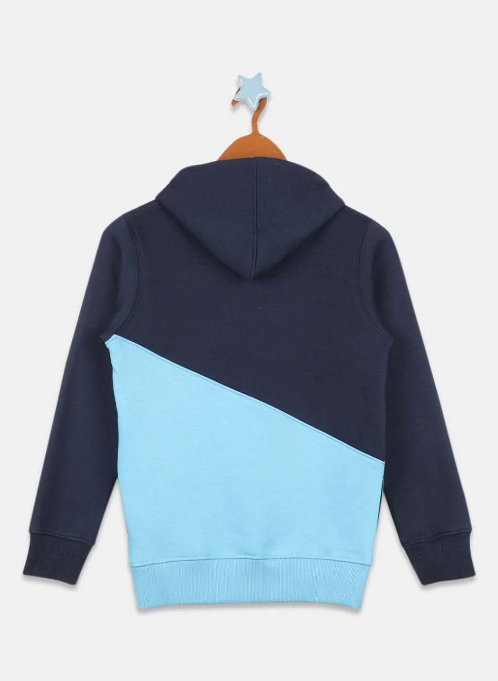 Boys NAvy Blue Printed Sweatshirt - Image 2