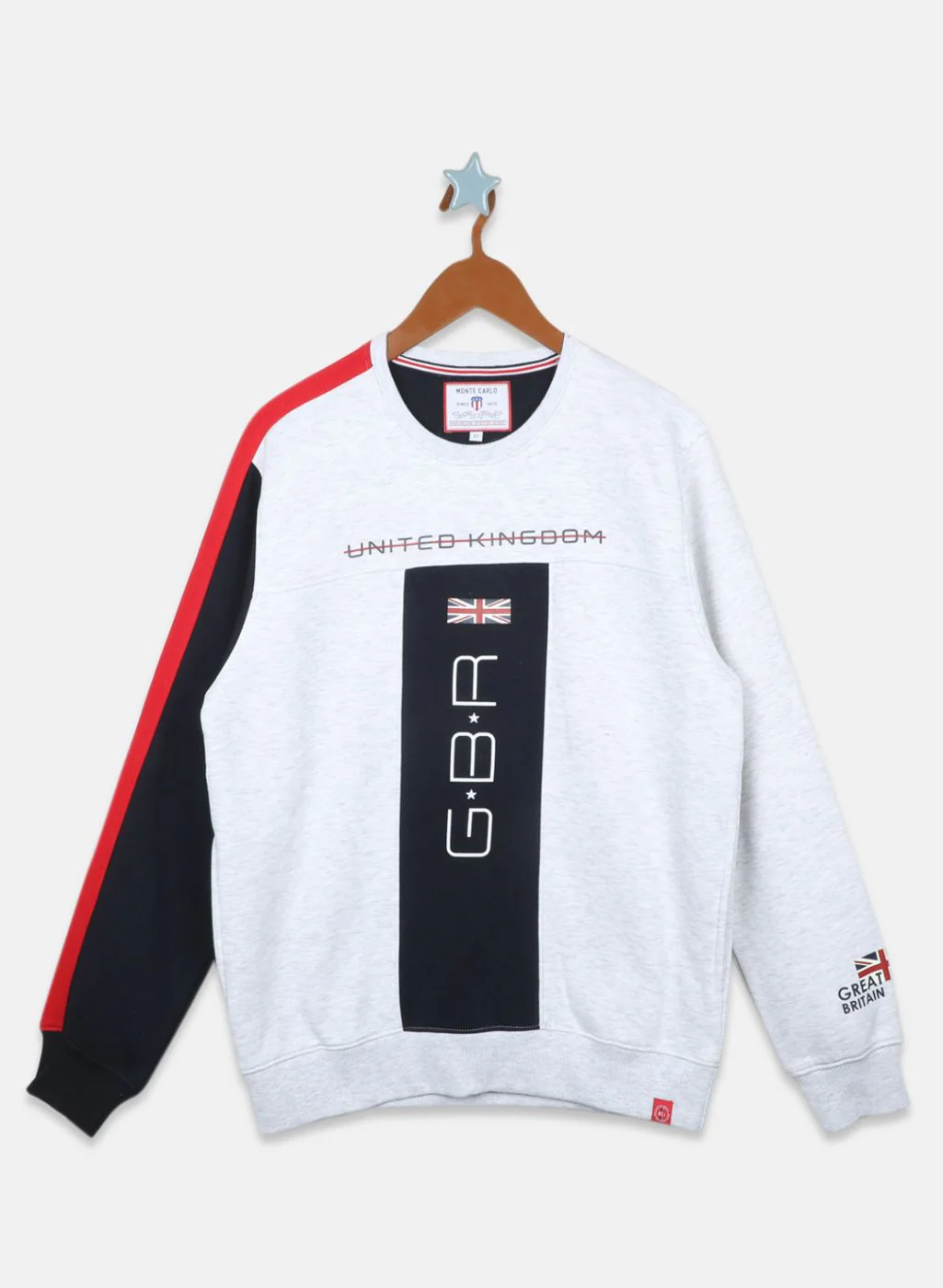 Boys Off White Printed Sweatshirt