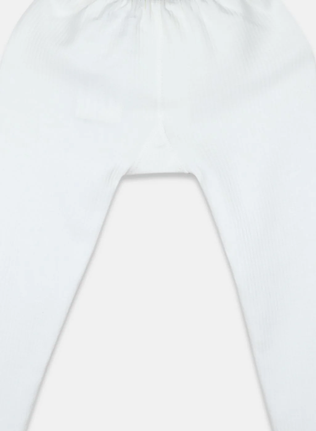 Boys Off White Solid Thermal Lower - Image 3