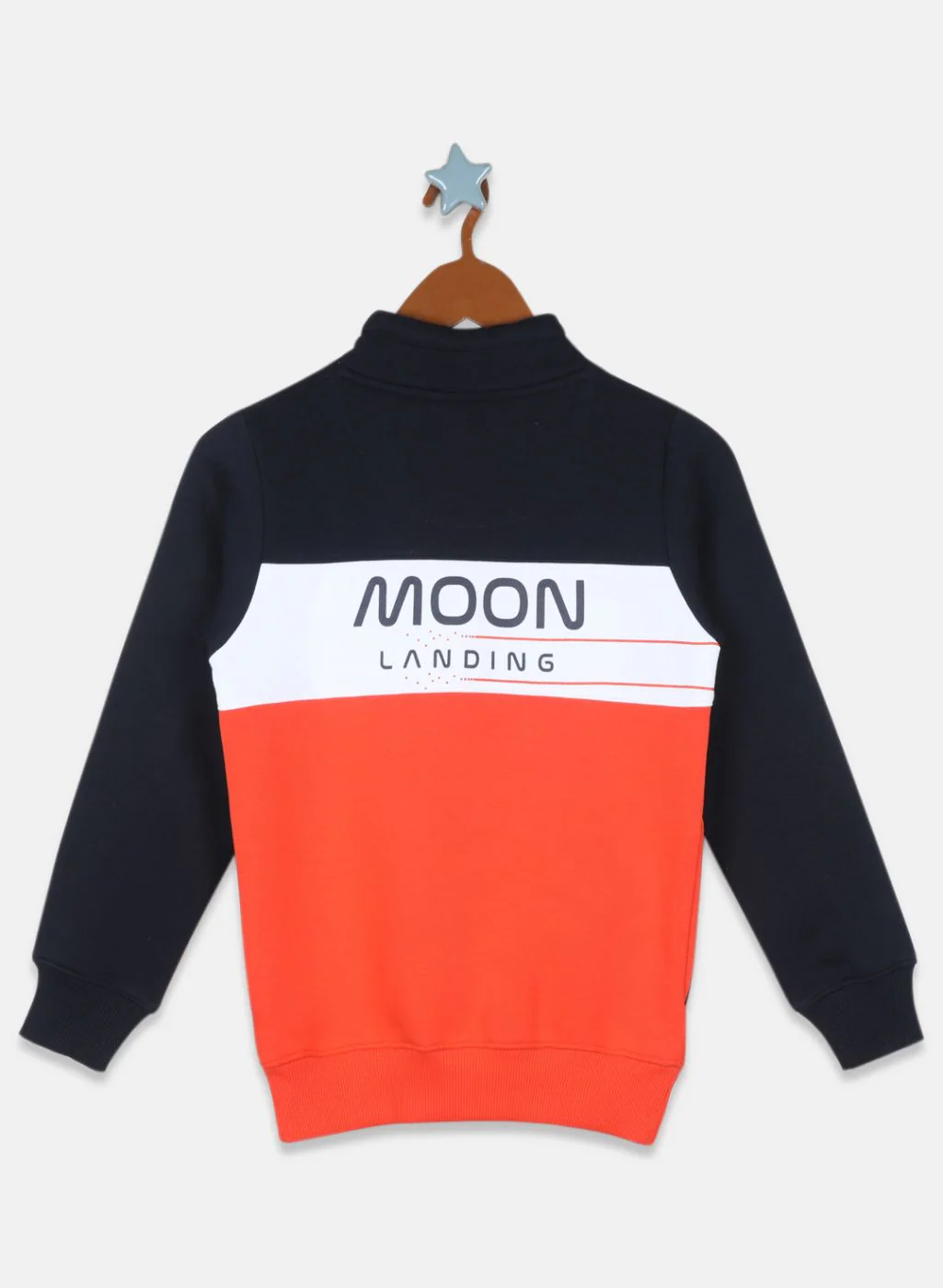 Boys Olive Printed Sweatshirt - Image 2
