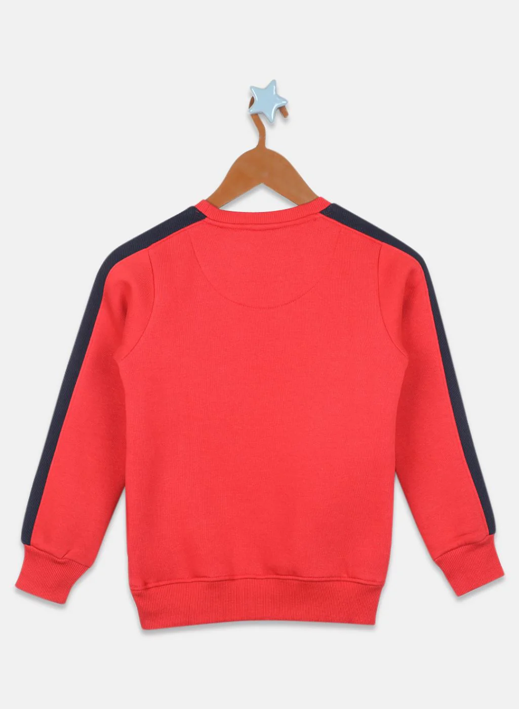 Boys Red Printed Sweatshirt - Image 2