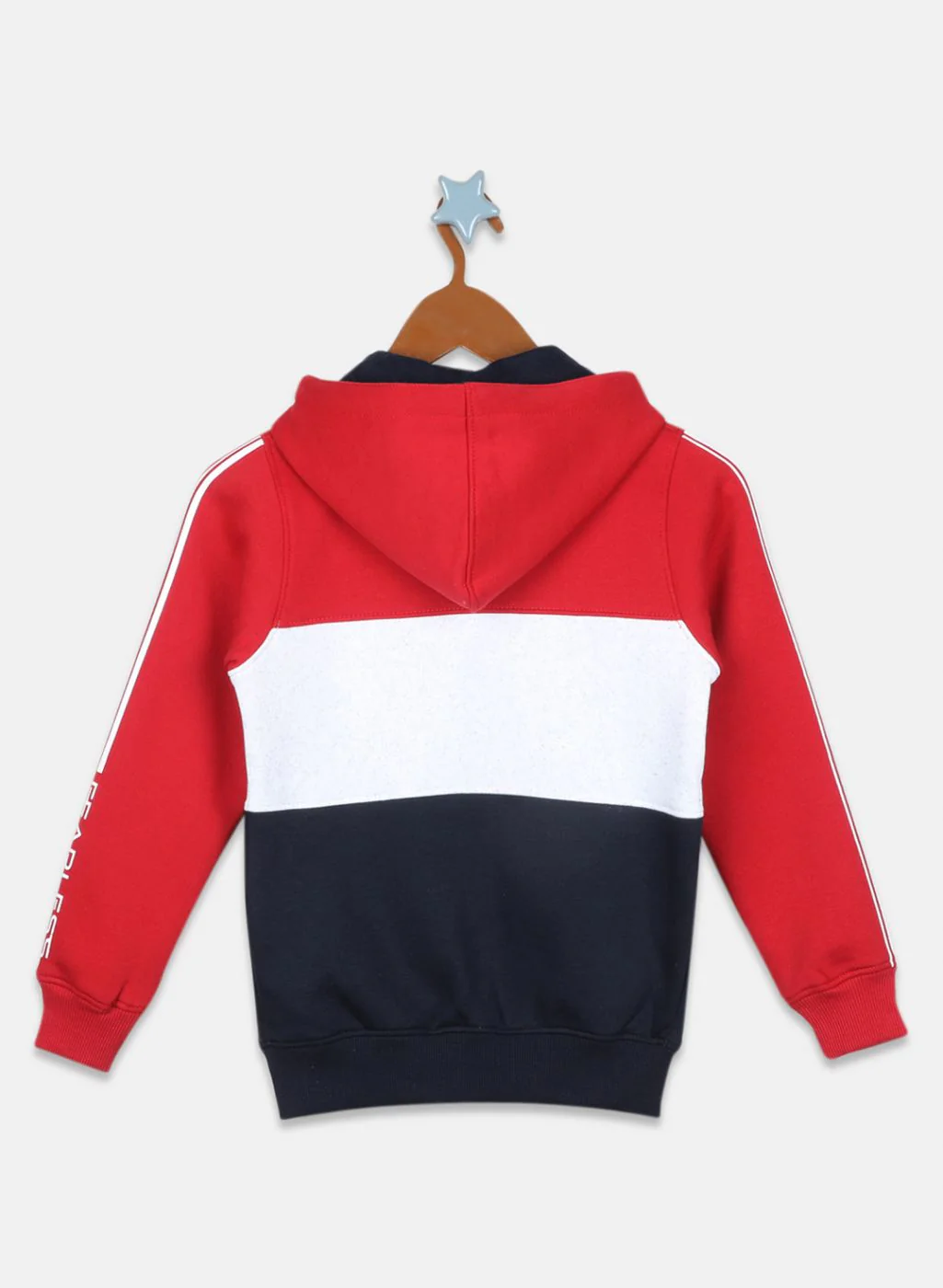Boys Red Printed Sweatshirt - Image 2