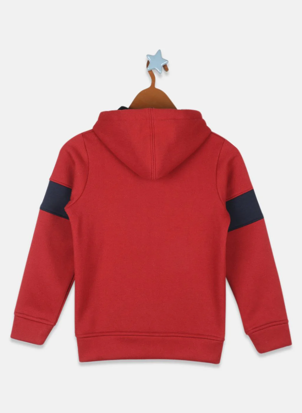 Boys Rust Orange Printed Sweatshirt - Image 2