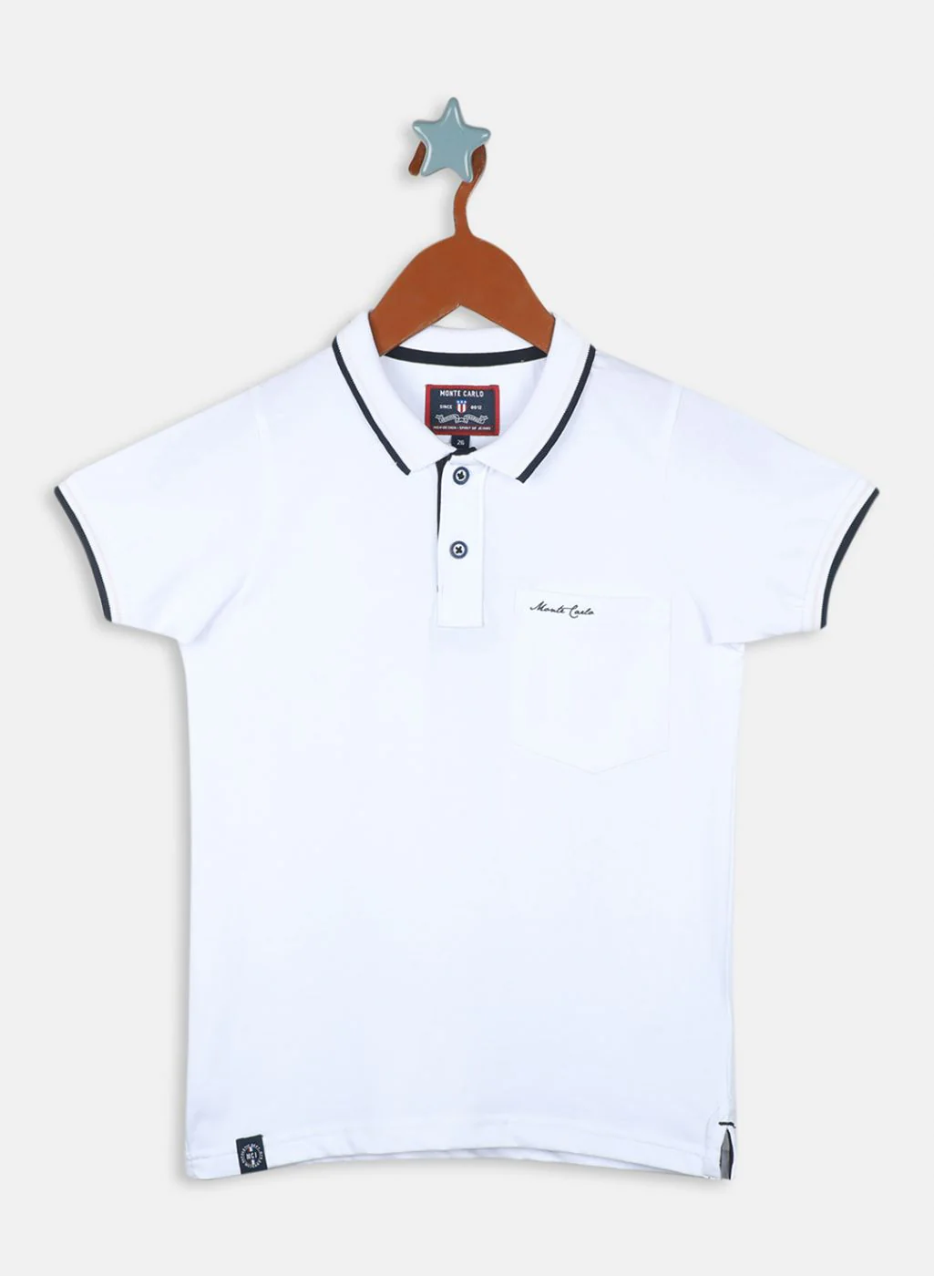 Boys White Printed T-Shirt