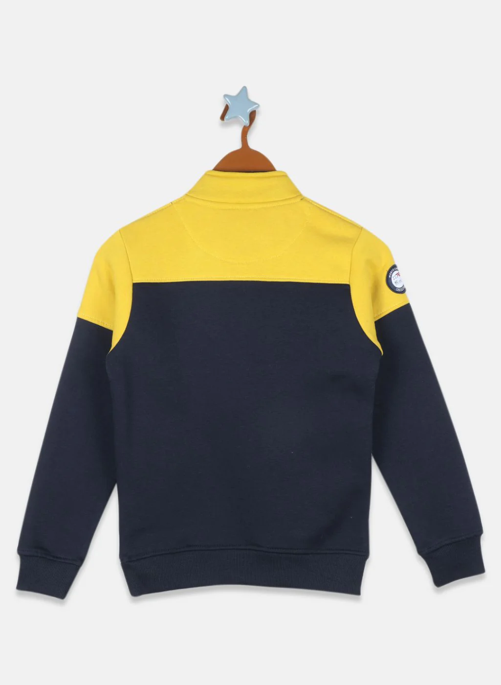 Boys Yellow Printed Sweatshirt - Image 2