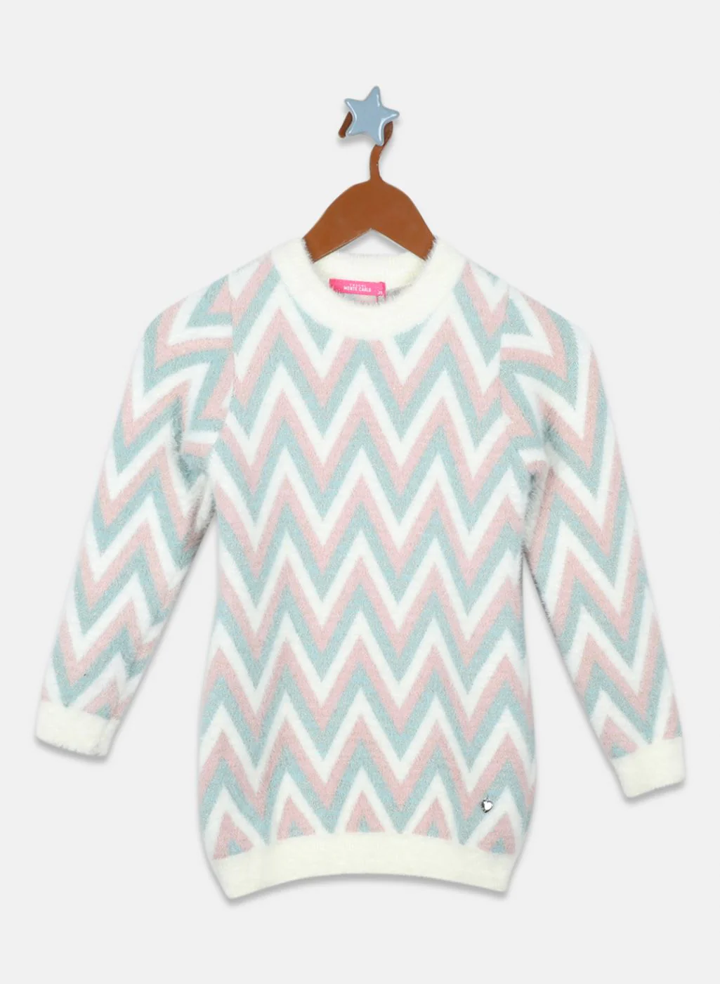 Girls Off White Solid Top