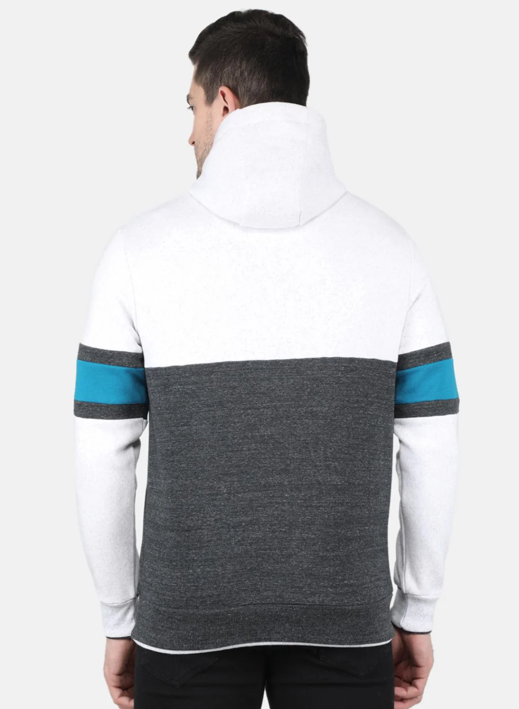 Men Beige Printed Sweatshirt - Image 3