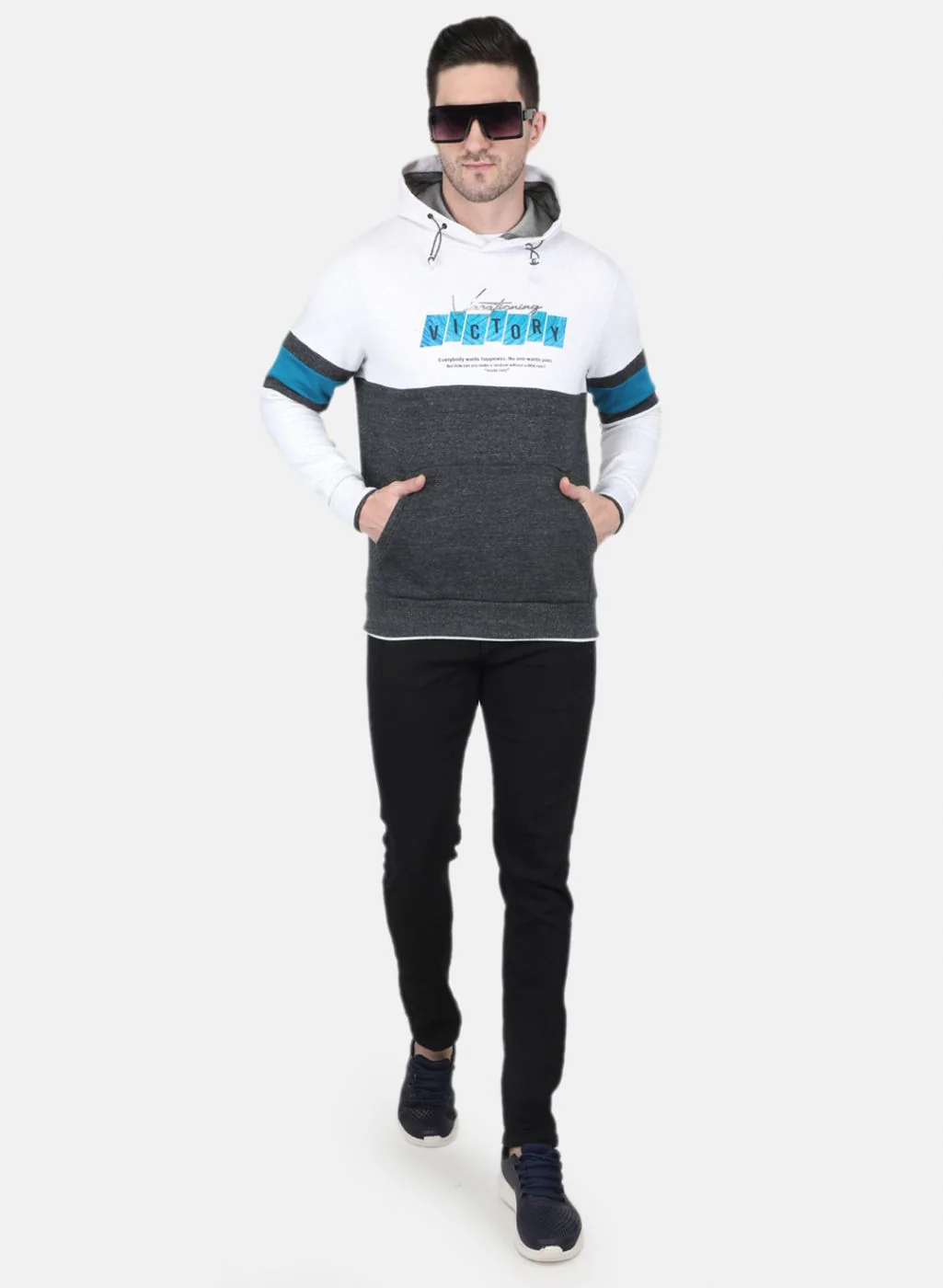 Men Beige Printed Sweatshirt - Image 4