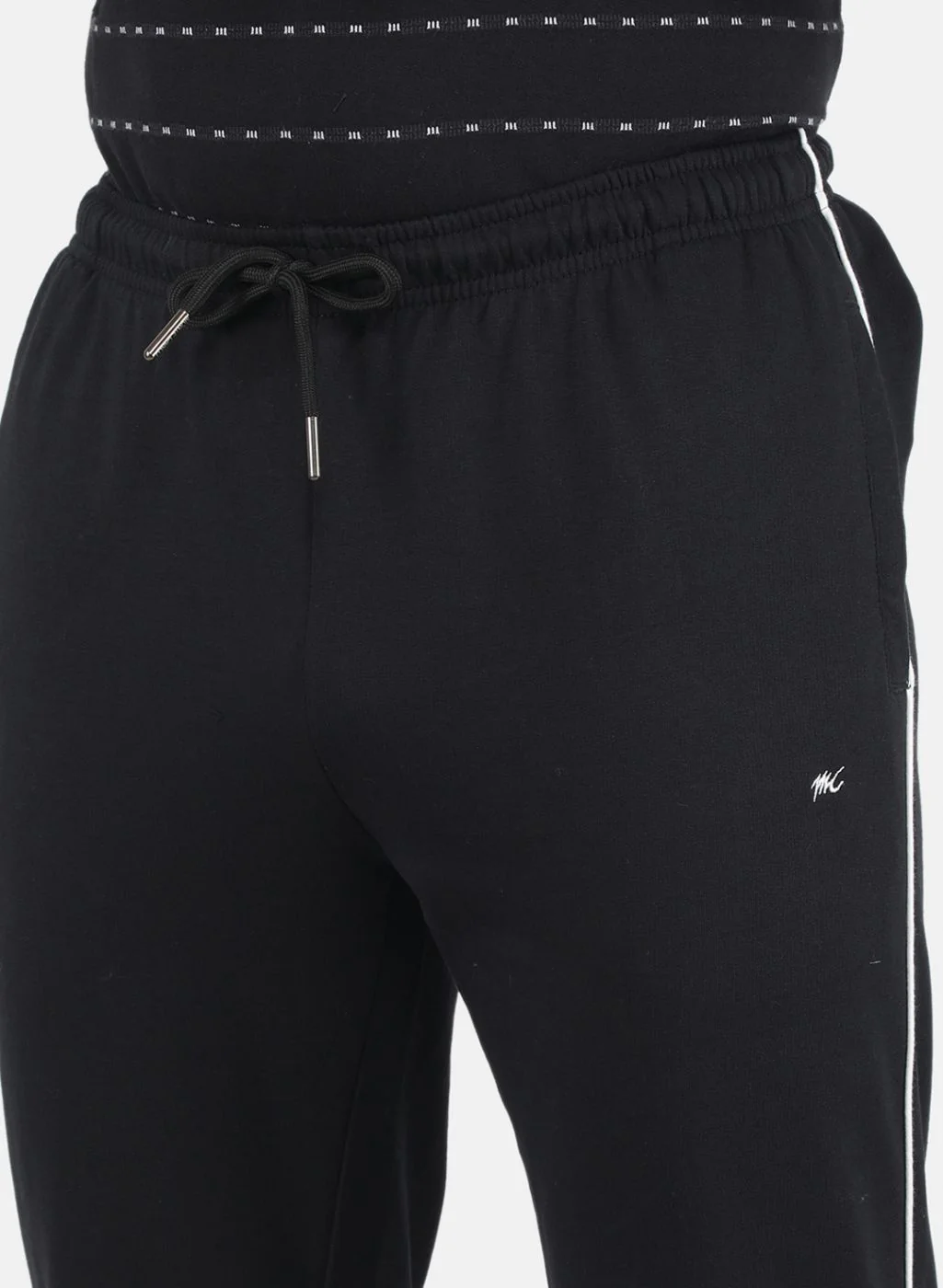 Men Black Jaquard Tracksuit - Image 6