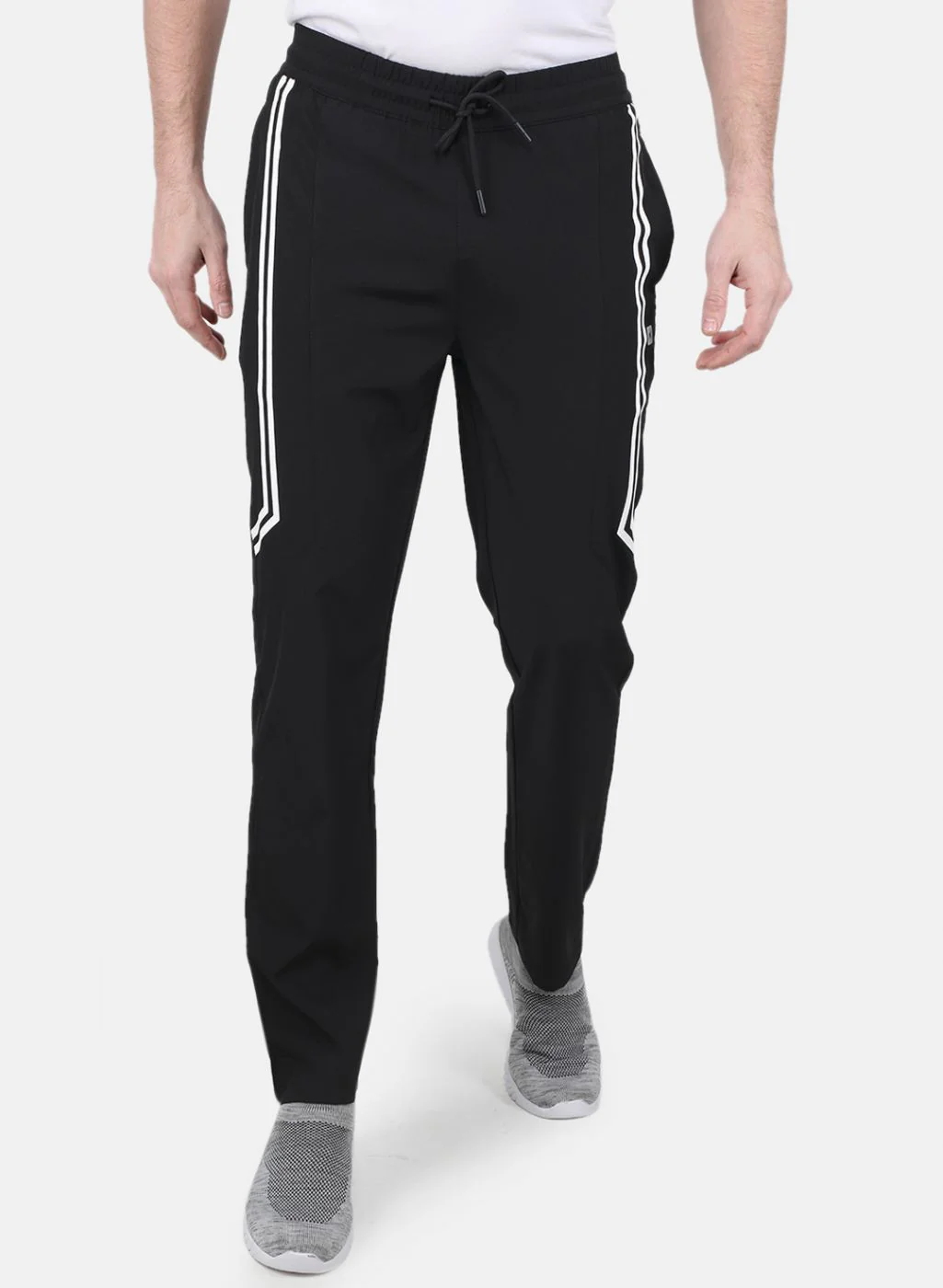 Men Black Regular Fit Lower