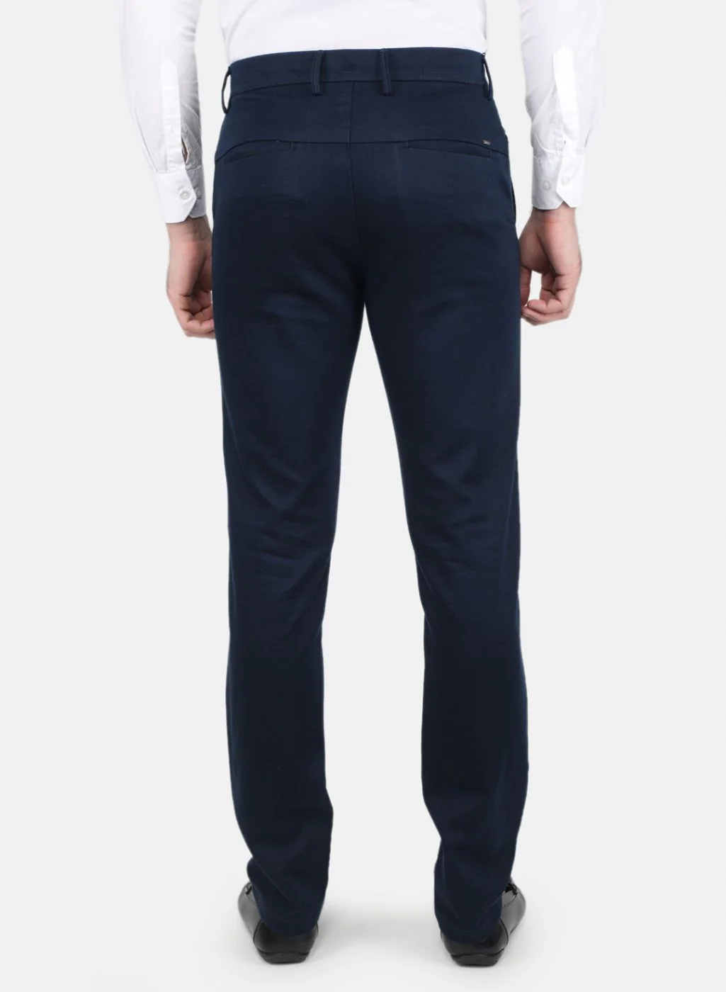 Men Black Slim Fit Trouser - Image 3