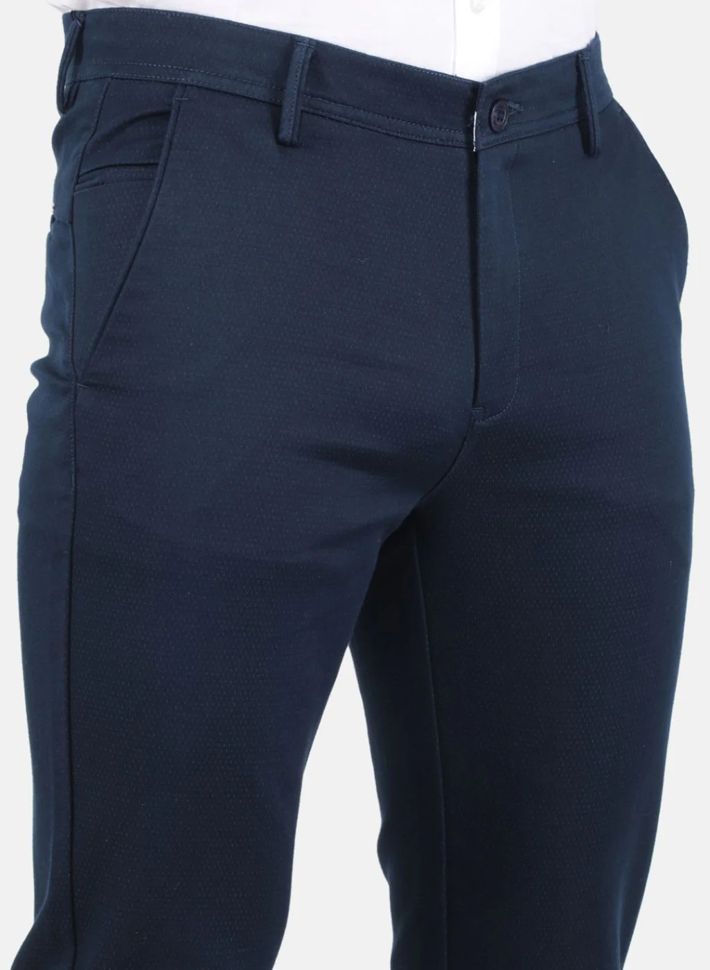 Men Black Slim Fit Trouser - Image 5