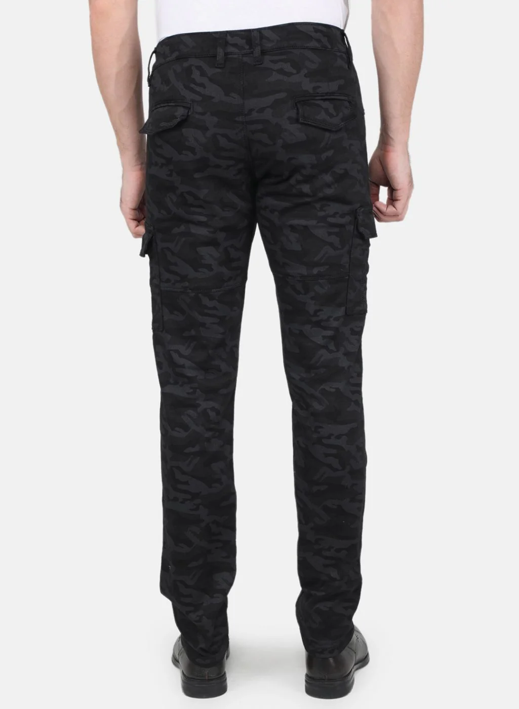 Men Black Smart Fit Trouser - Image 3
