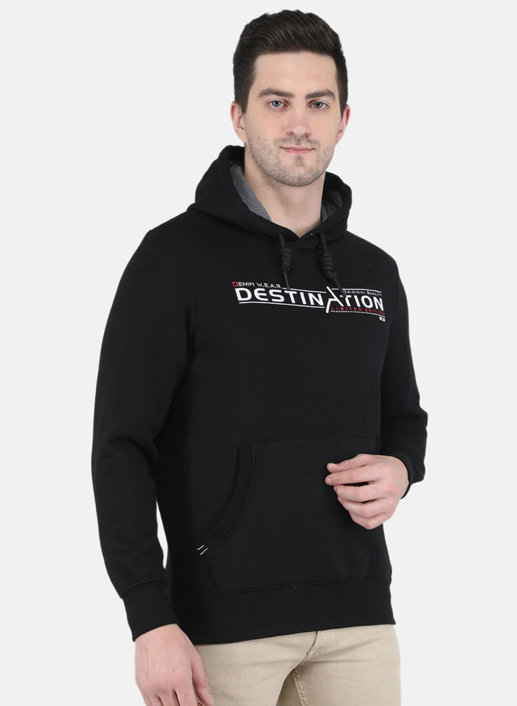Men Black Solid T-Shirt - Image 6