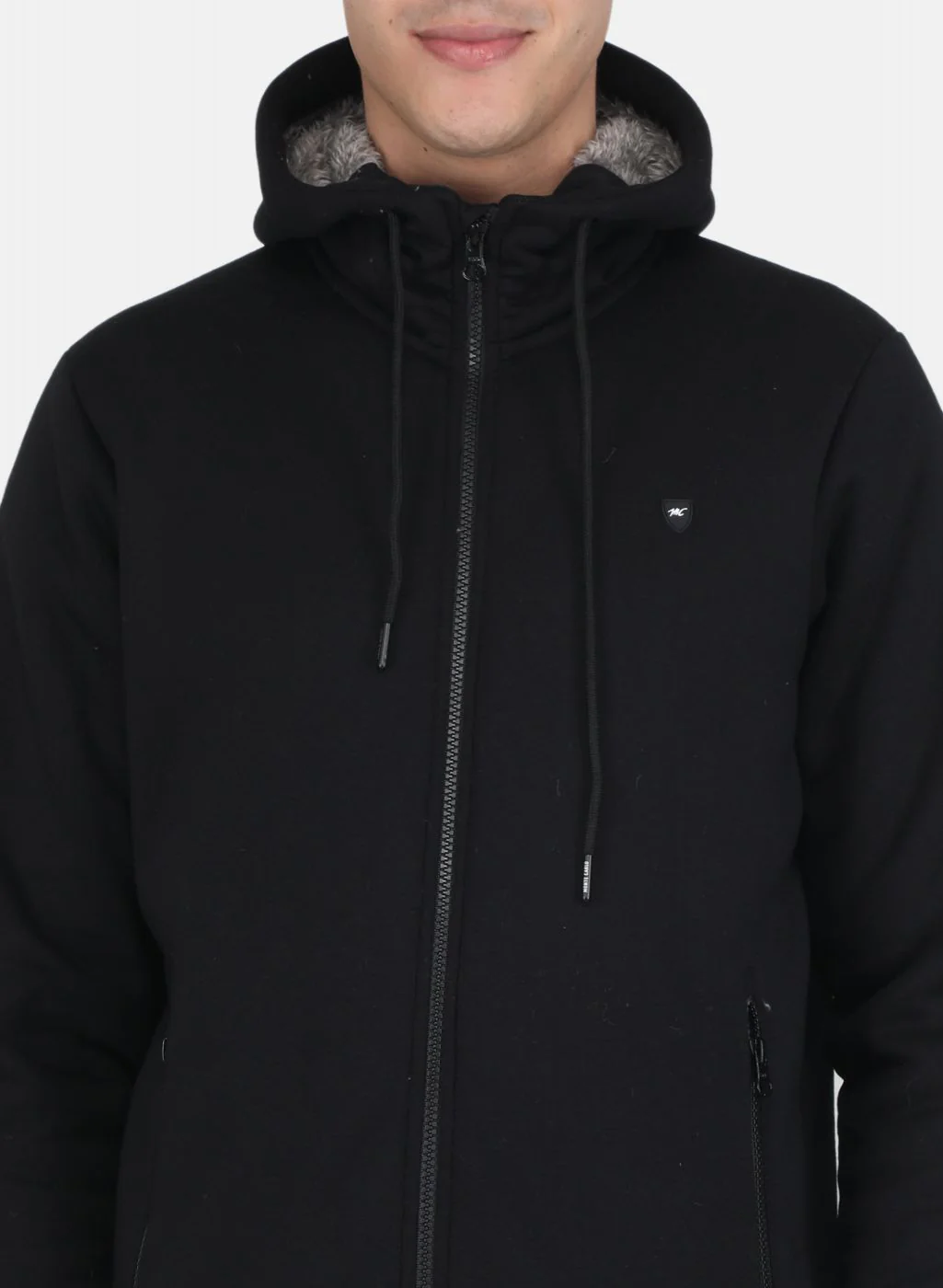 Men Black Solid T-Shirt - Image 5